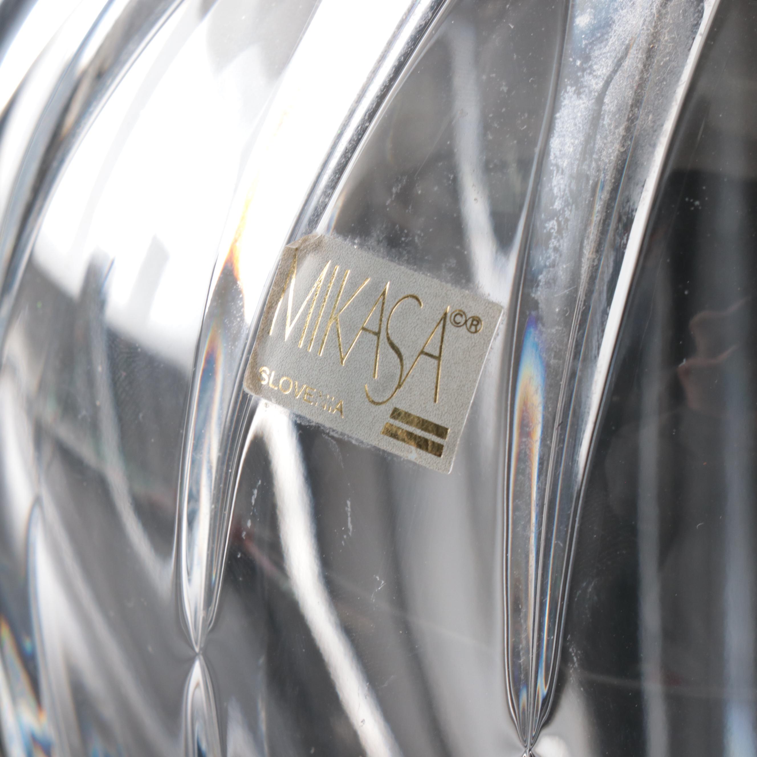 Mikasa "Damocles" Crystal Flower Vase