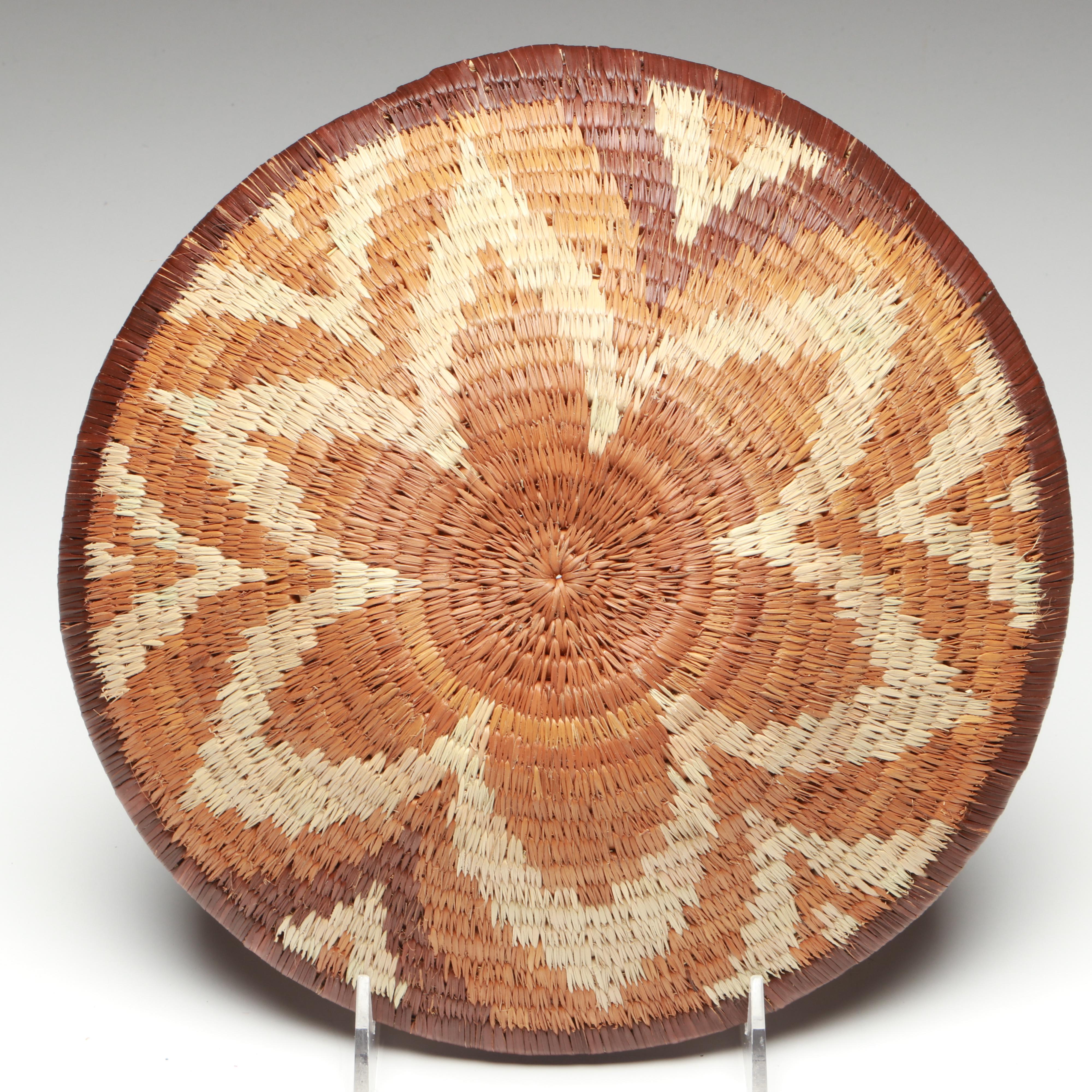 San Peoples and Other Botswanan Artisan Crafted Mokolwane Palm Baskets