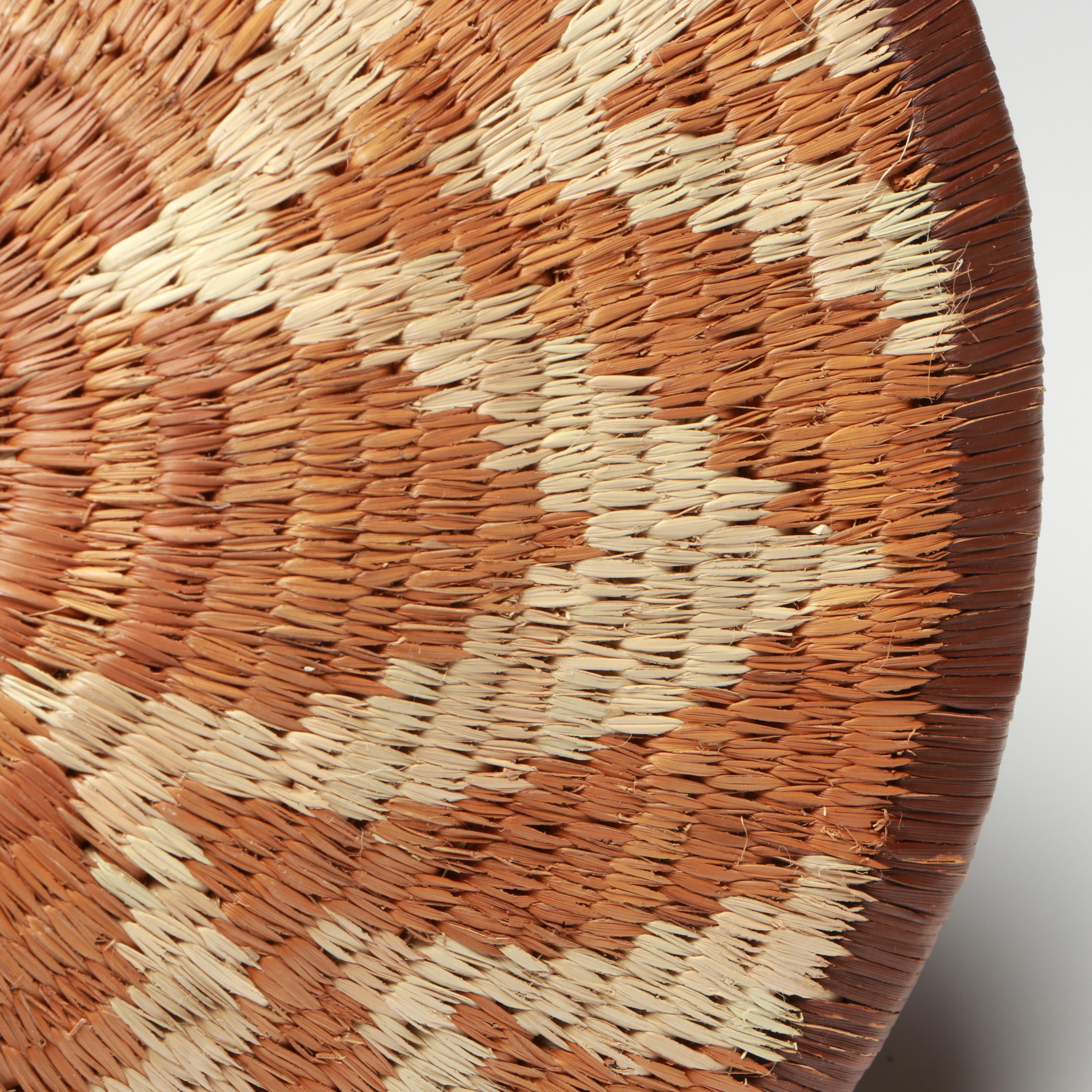 San Peoples and Other Botswanan Artisan Crafted Mokolwane Palm Baskets