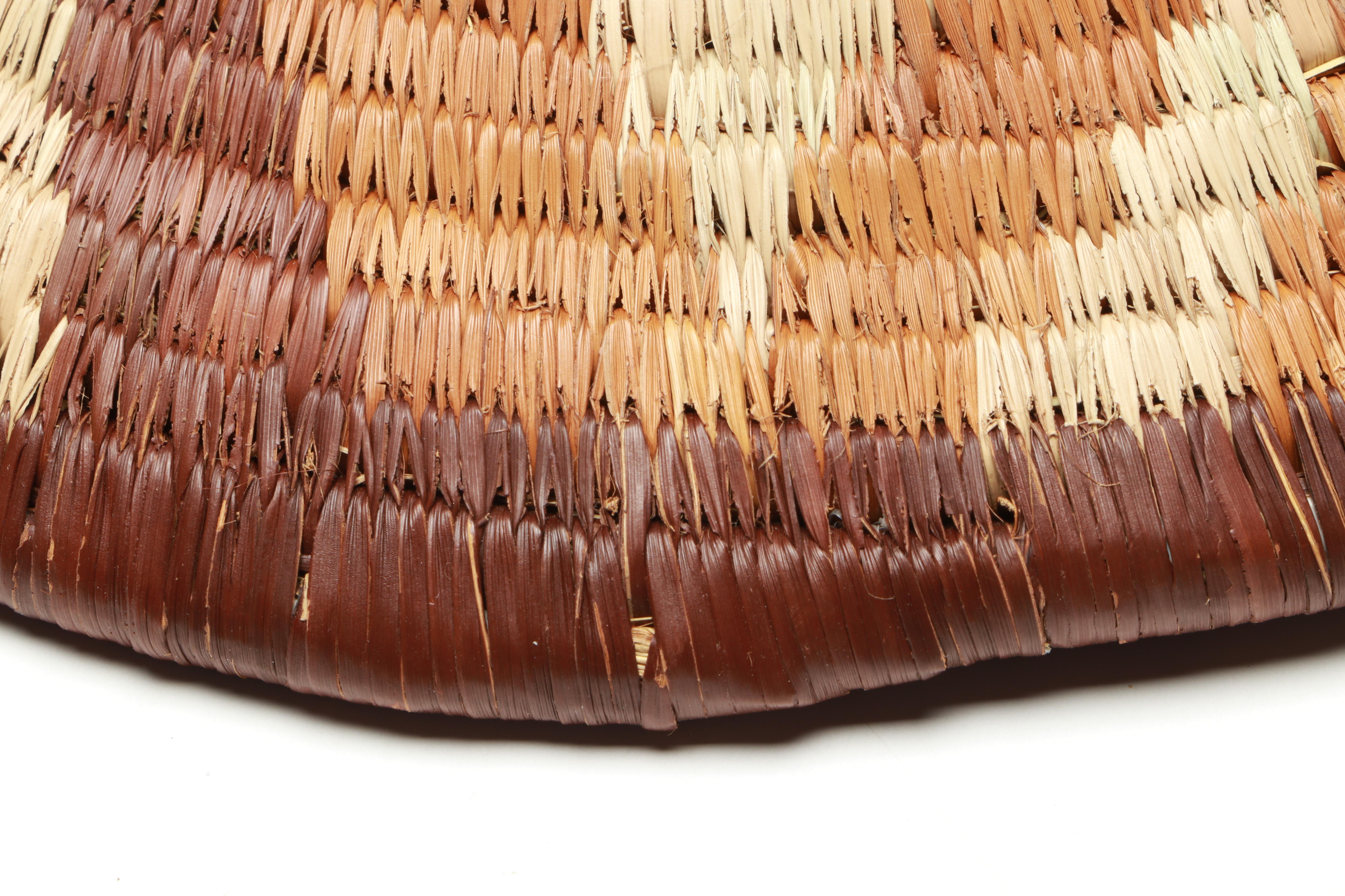 San Peoples and Other Botswanan Artisan Crafted Mokolwane Palm Baskets