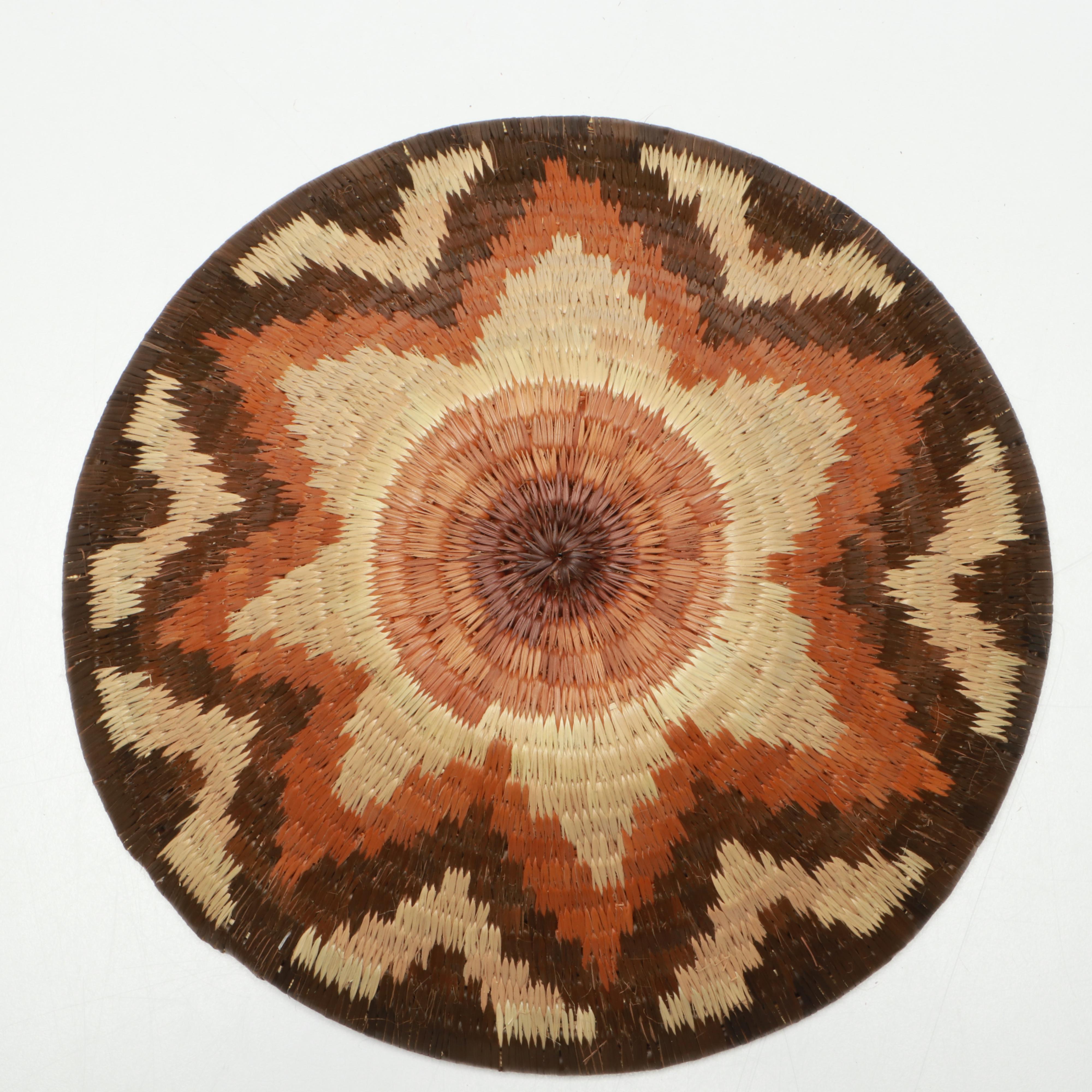 San Peoples and Other Botswanan Artisan Crafted Mokolwane Palm Baskets