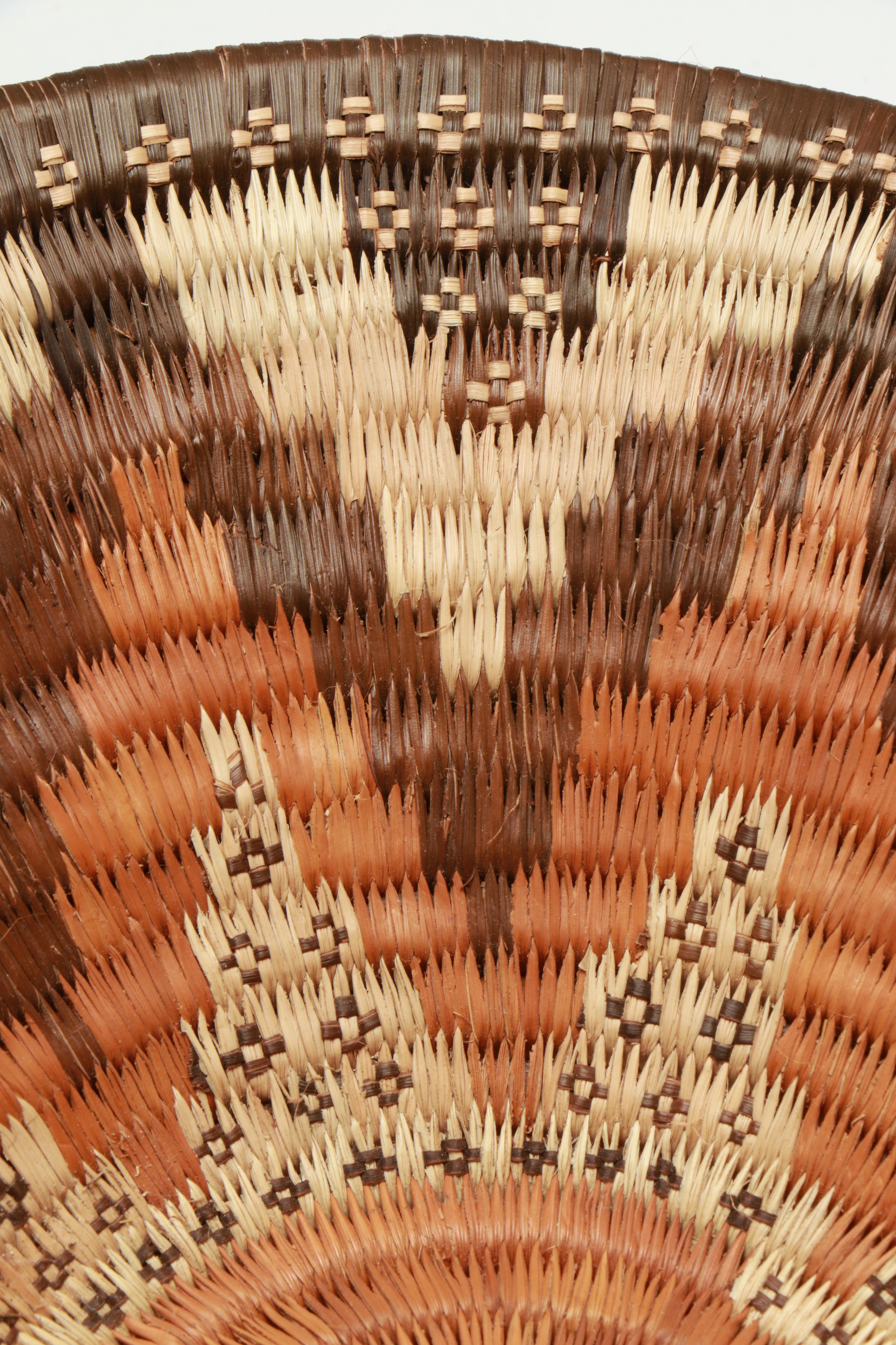 San Peoples and Other Botswanan Artisan Crafted Mokolwane Palm Baskets