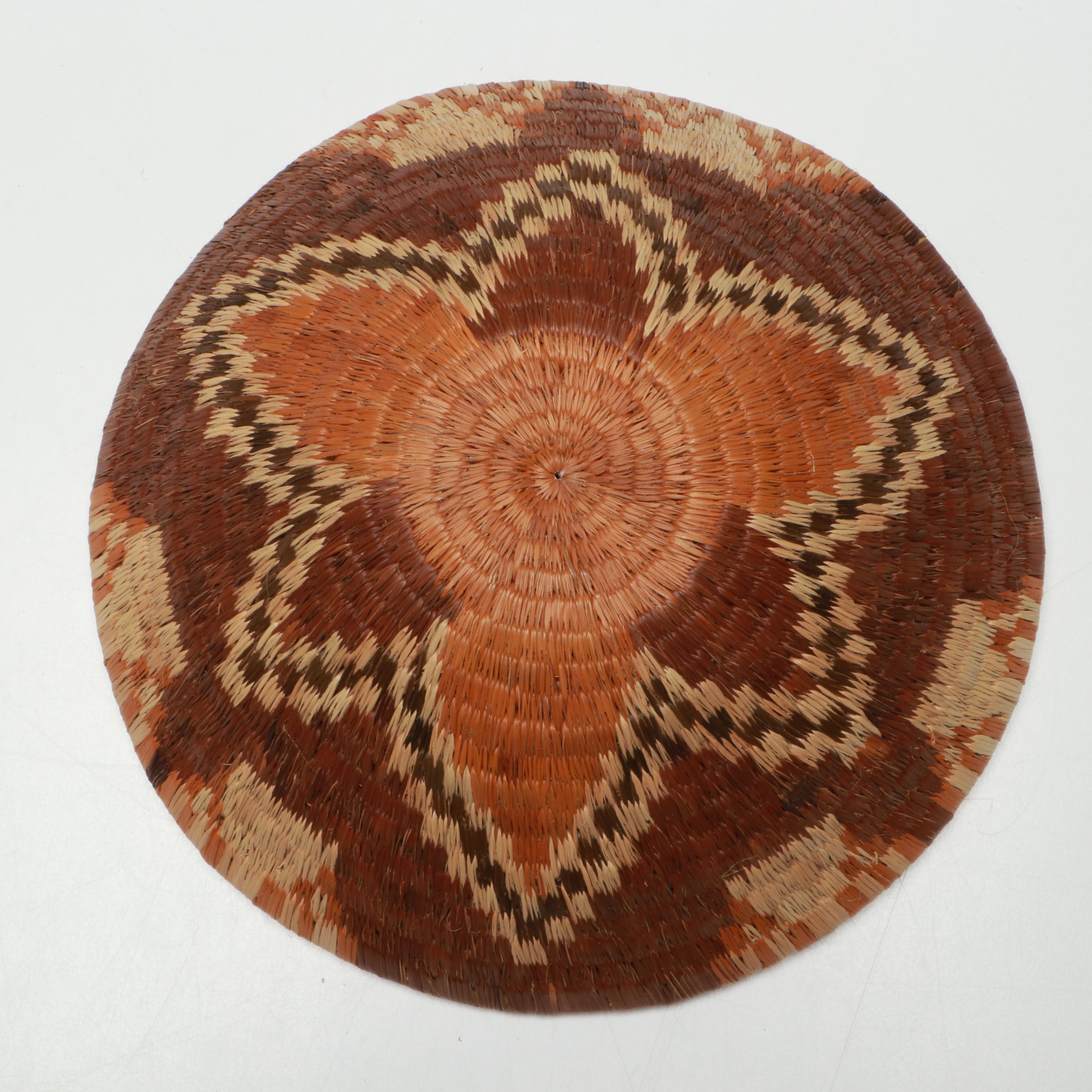 San Peoples and Other Botswanan Artisan Crafted Mokolwane Palm Baskets