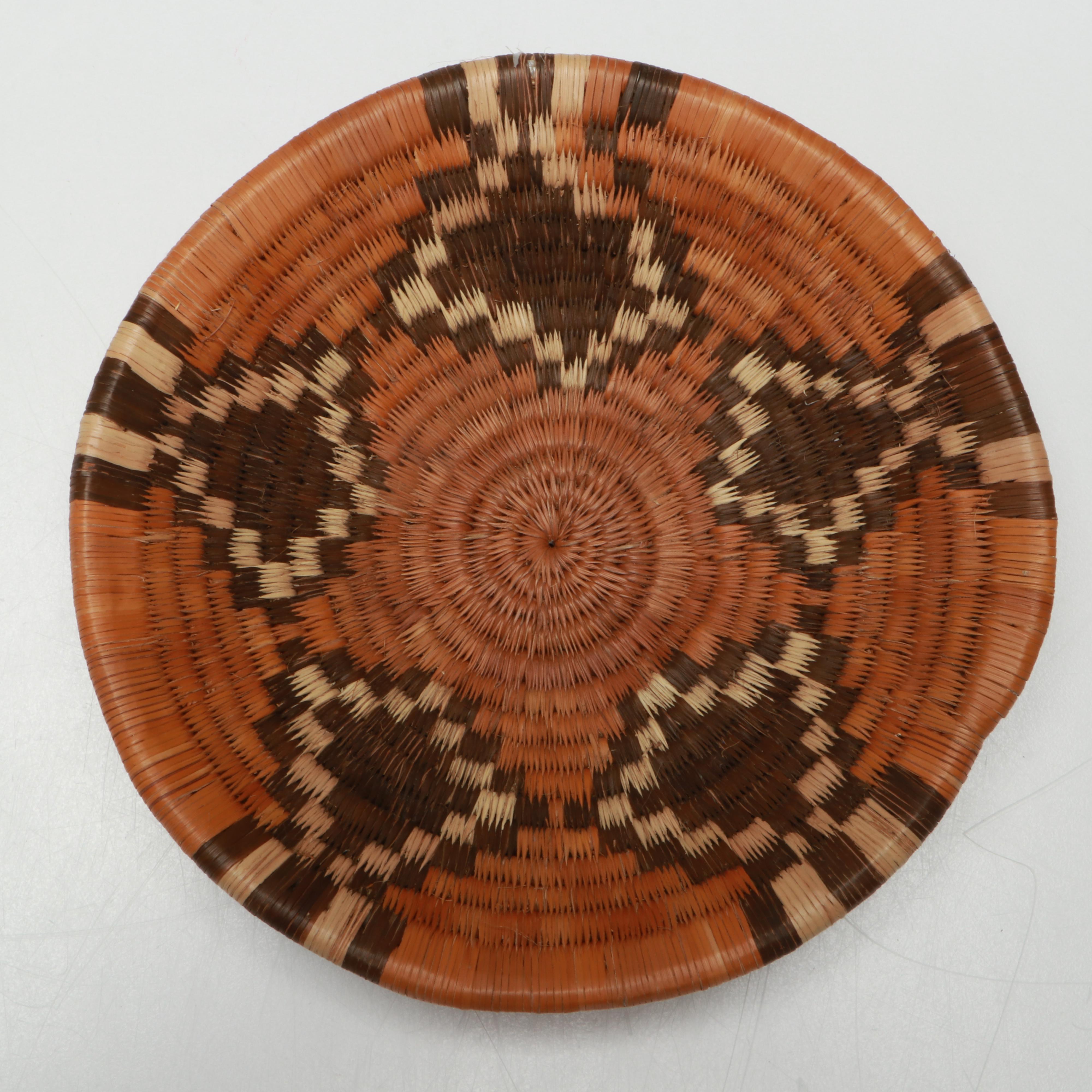 San Peoples and Other Botswanan Artisan Crafted Mokolwane Palm Baskets