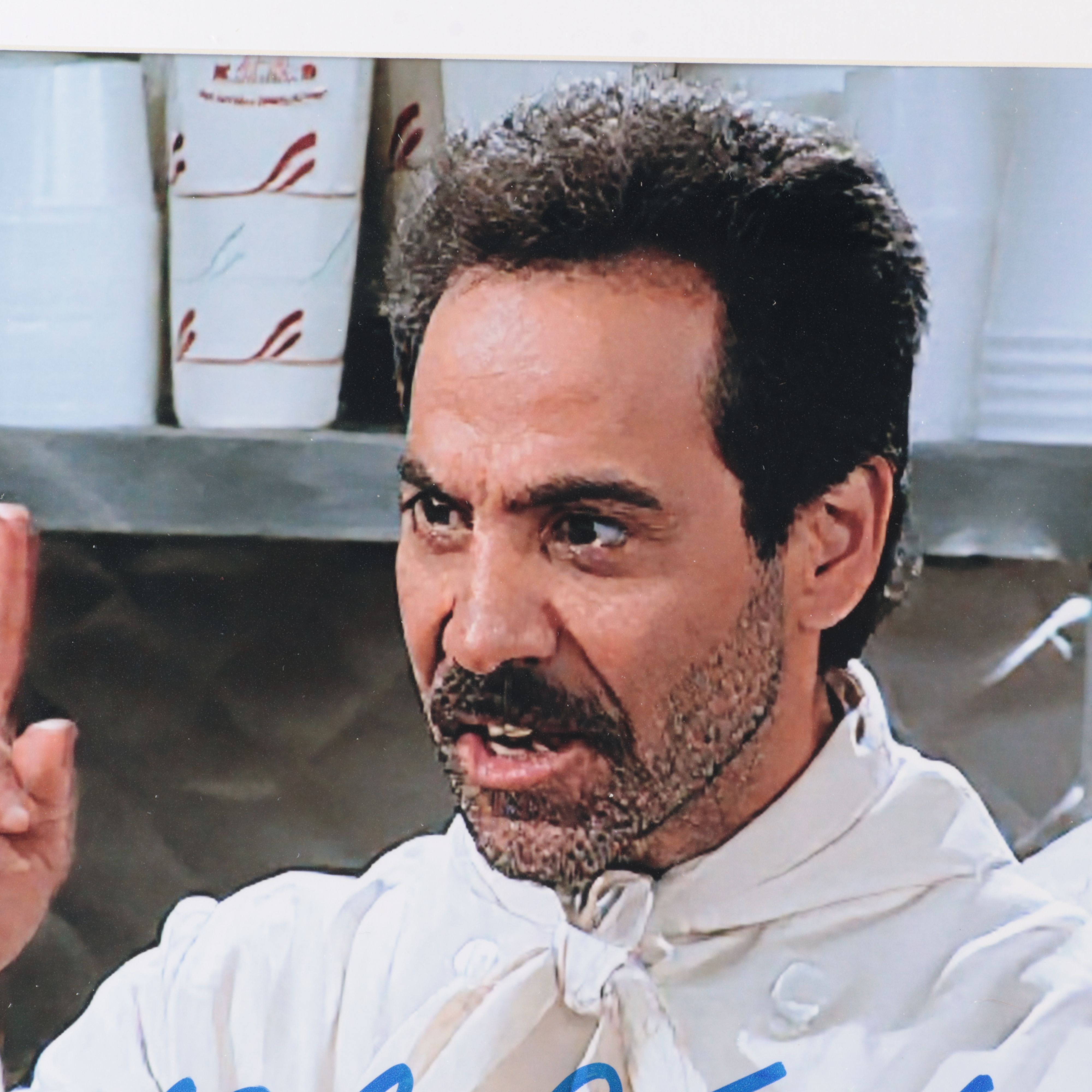 Larry Thomas Signed “No Soup For You!” Seinfeld Print in Matted Frame, JSA