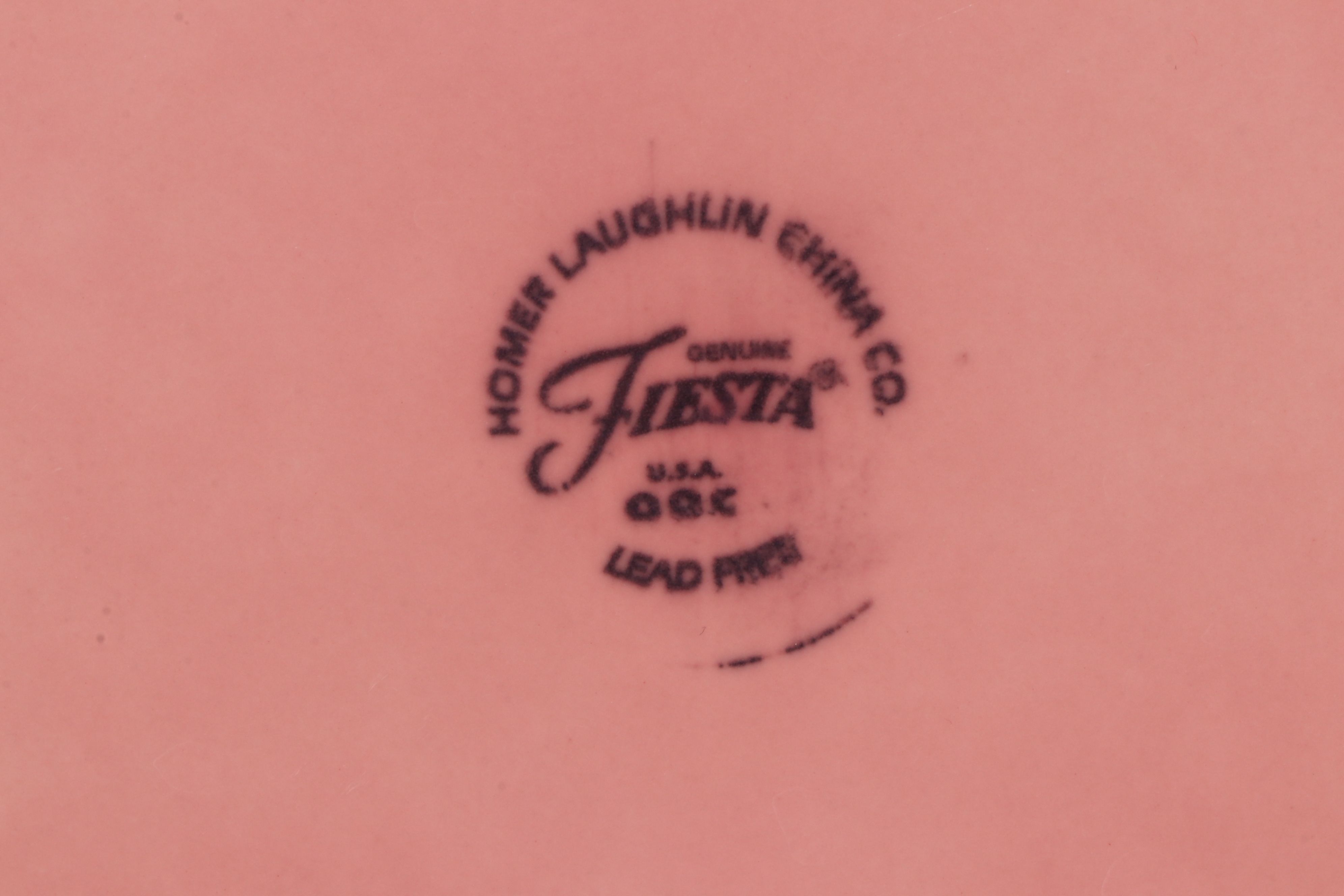 Homer Laughlin "Fiestaware" Ceramic Tableware