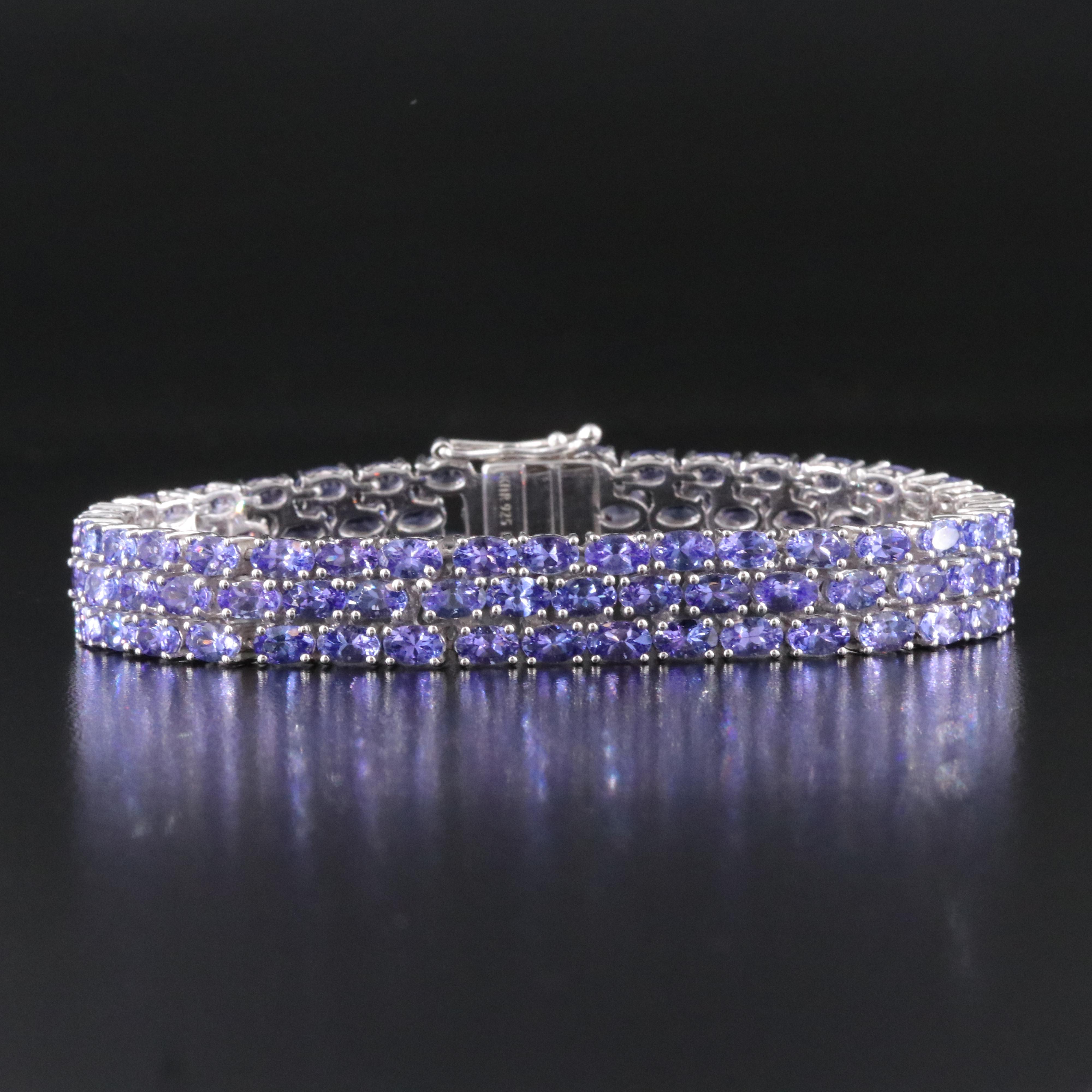 Sterling Tanzanite Bracelet