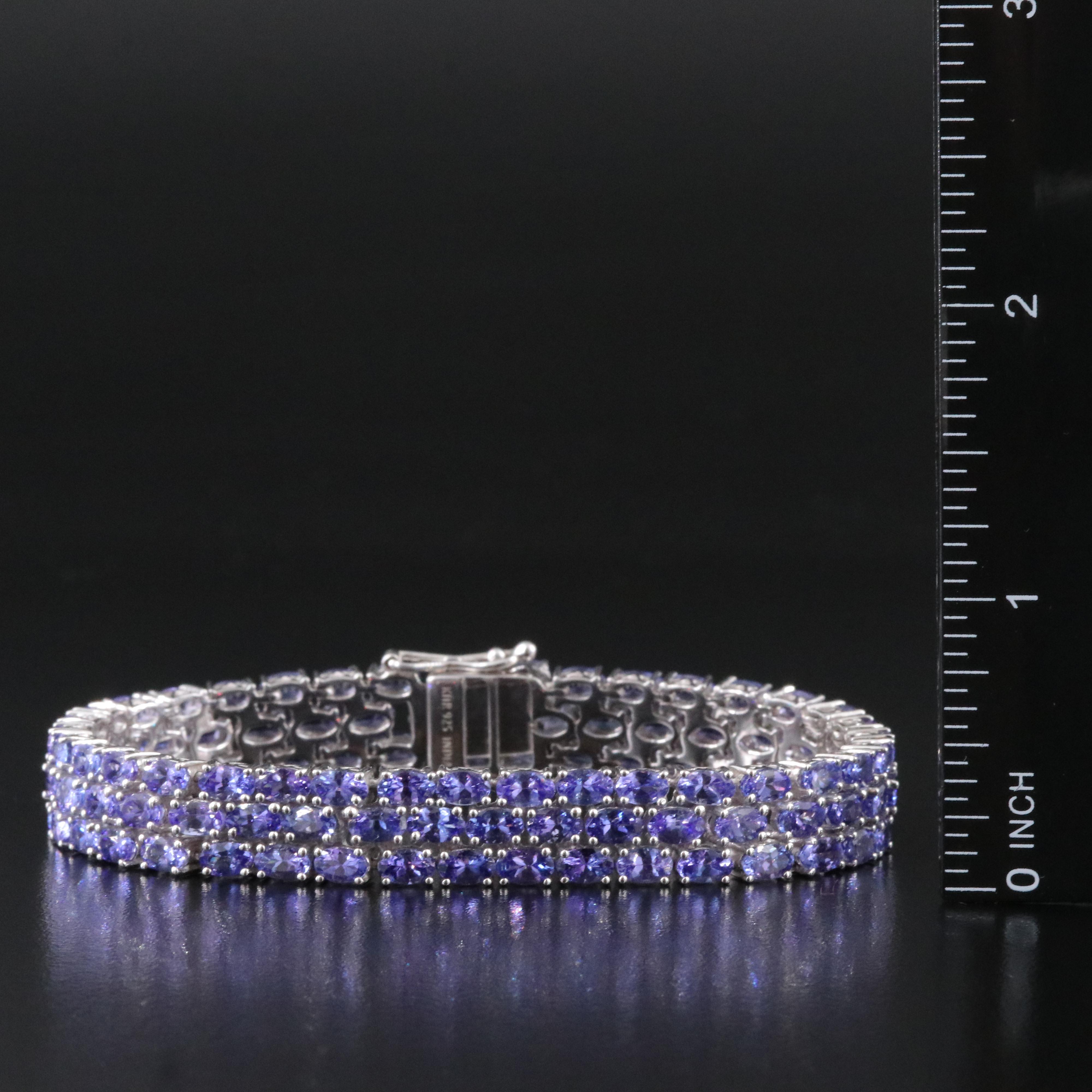 Sterling Tanzanite Bracelet