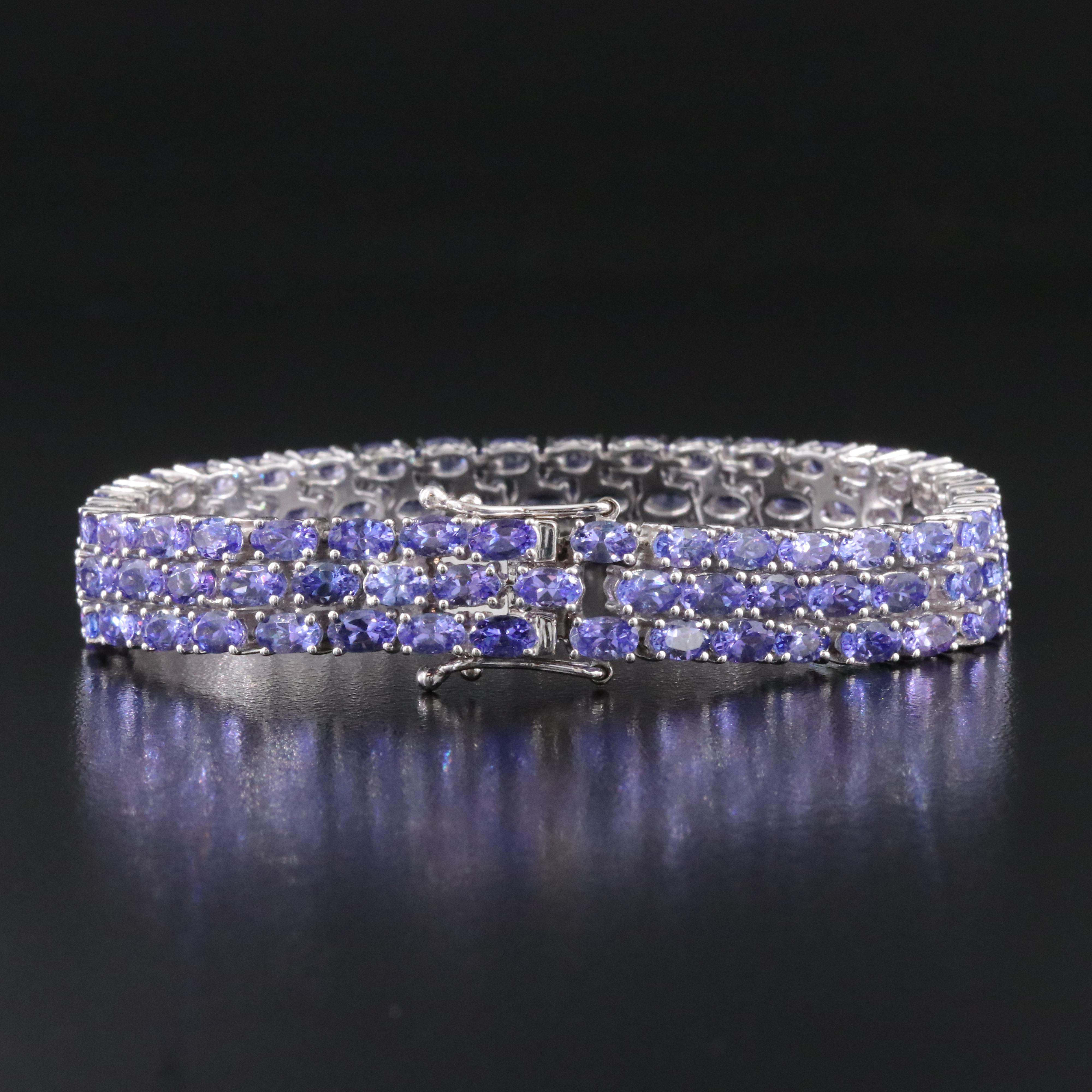 Sterling Tanzanite Bracelet
