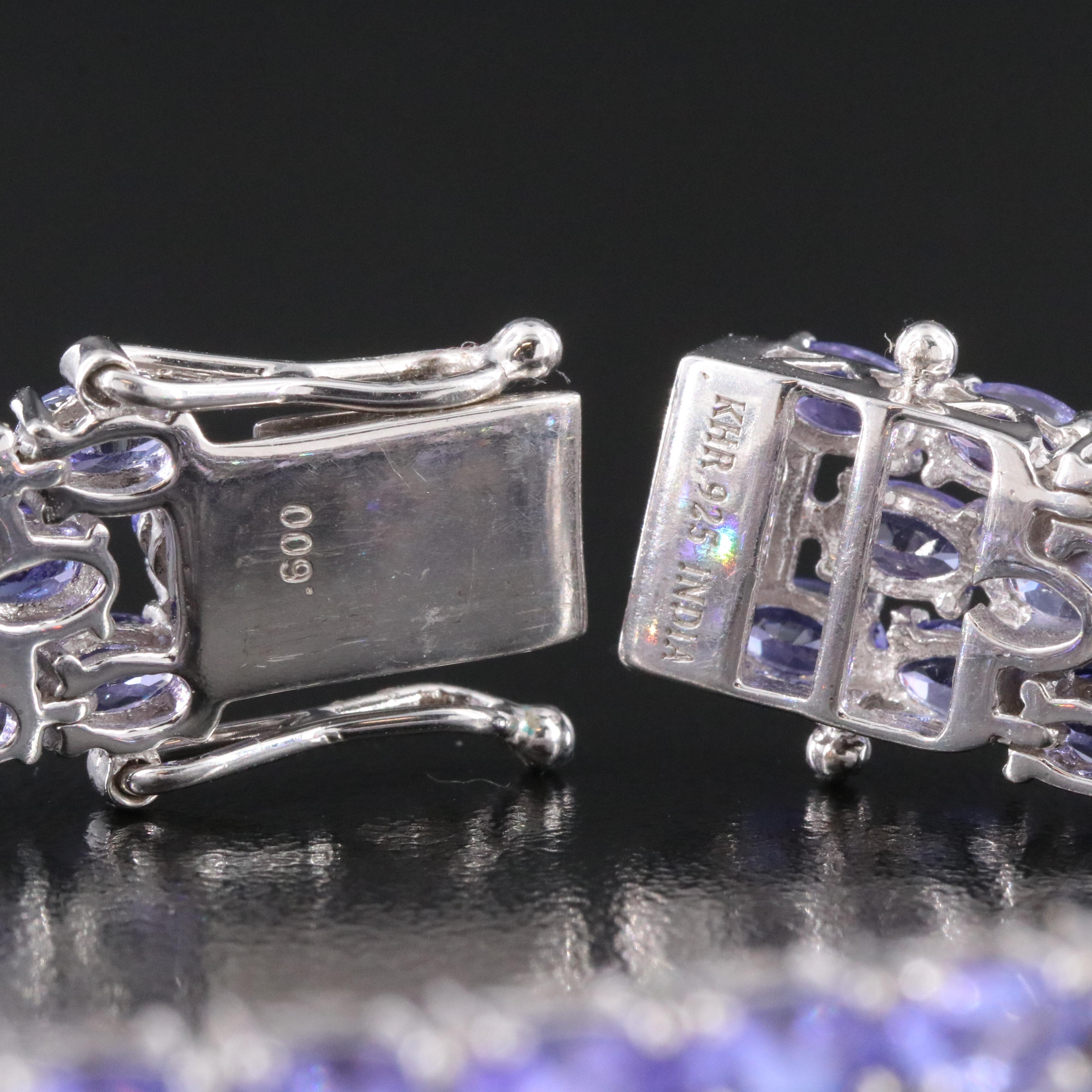 Sterling Tanzanite Bracelet