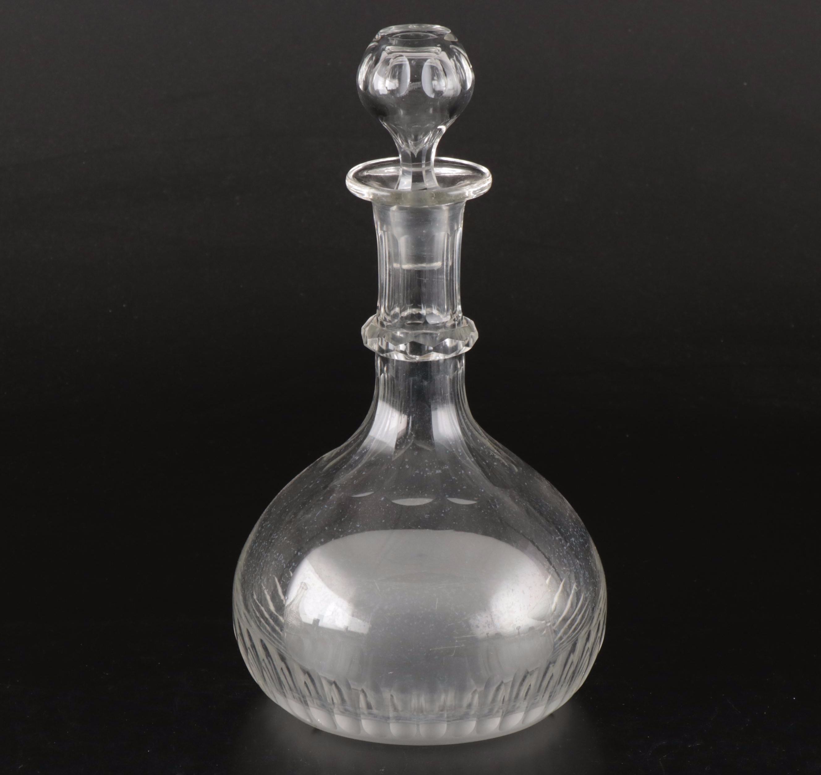 Duchin Weighted Sterling Base Compote with Other Tableware and Decanters