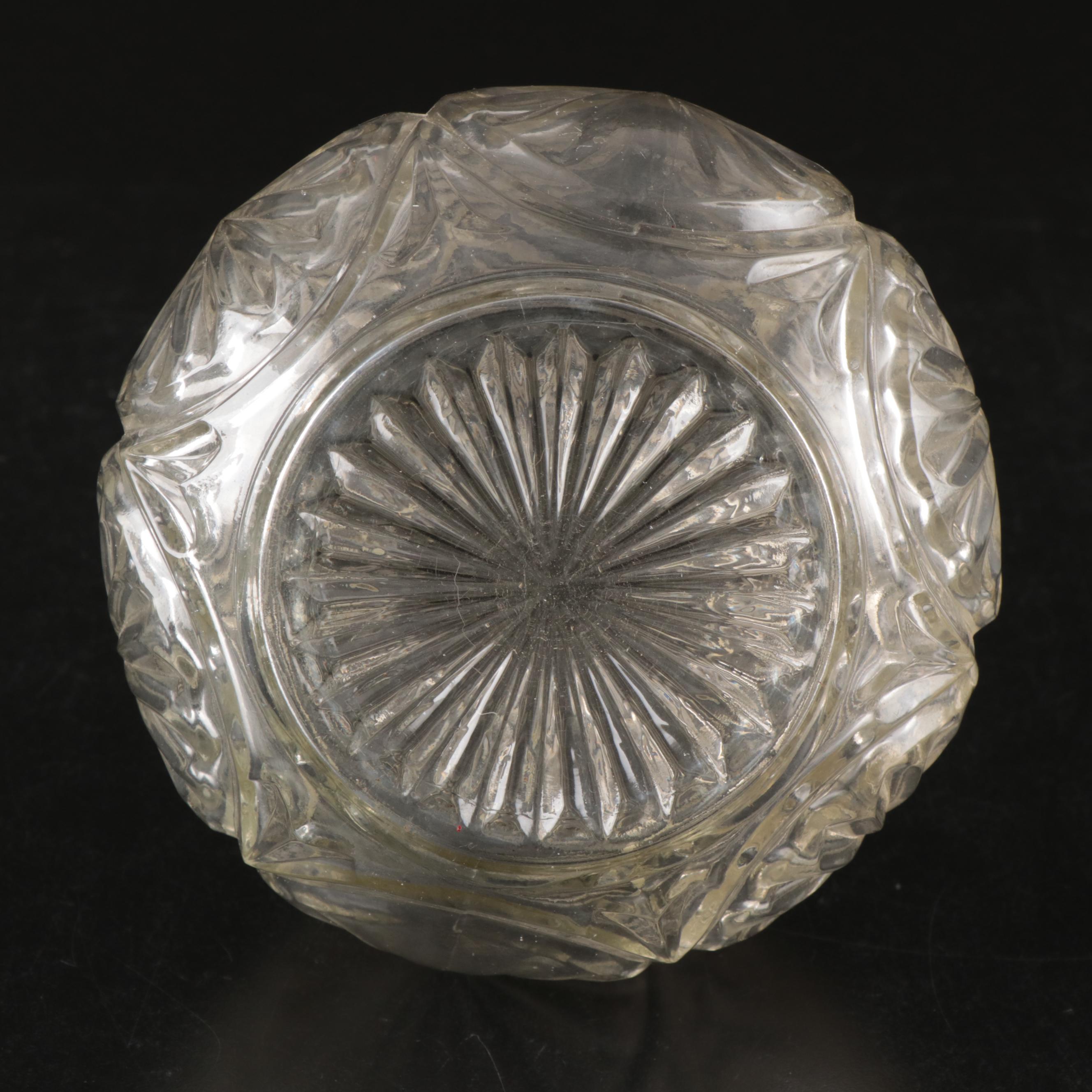 Duchin Weighted Sterling Base Compote with Other Tableware and Decanters