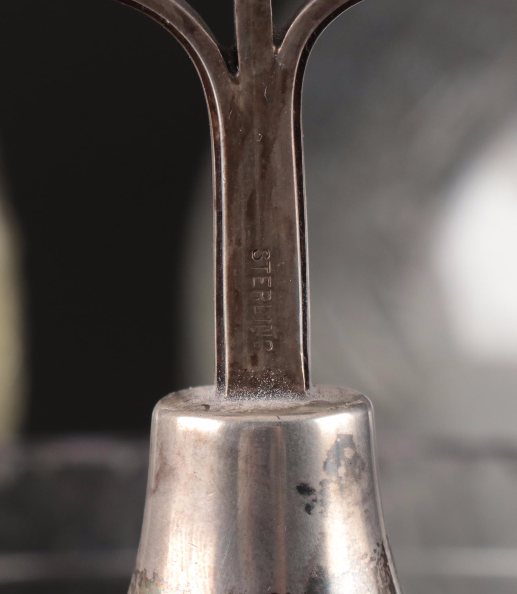 Duchin Weighted Sterling Base Compote with Other Tableware and Decanters