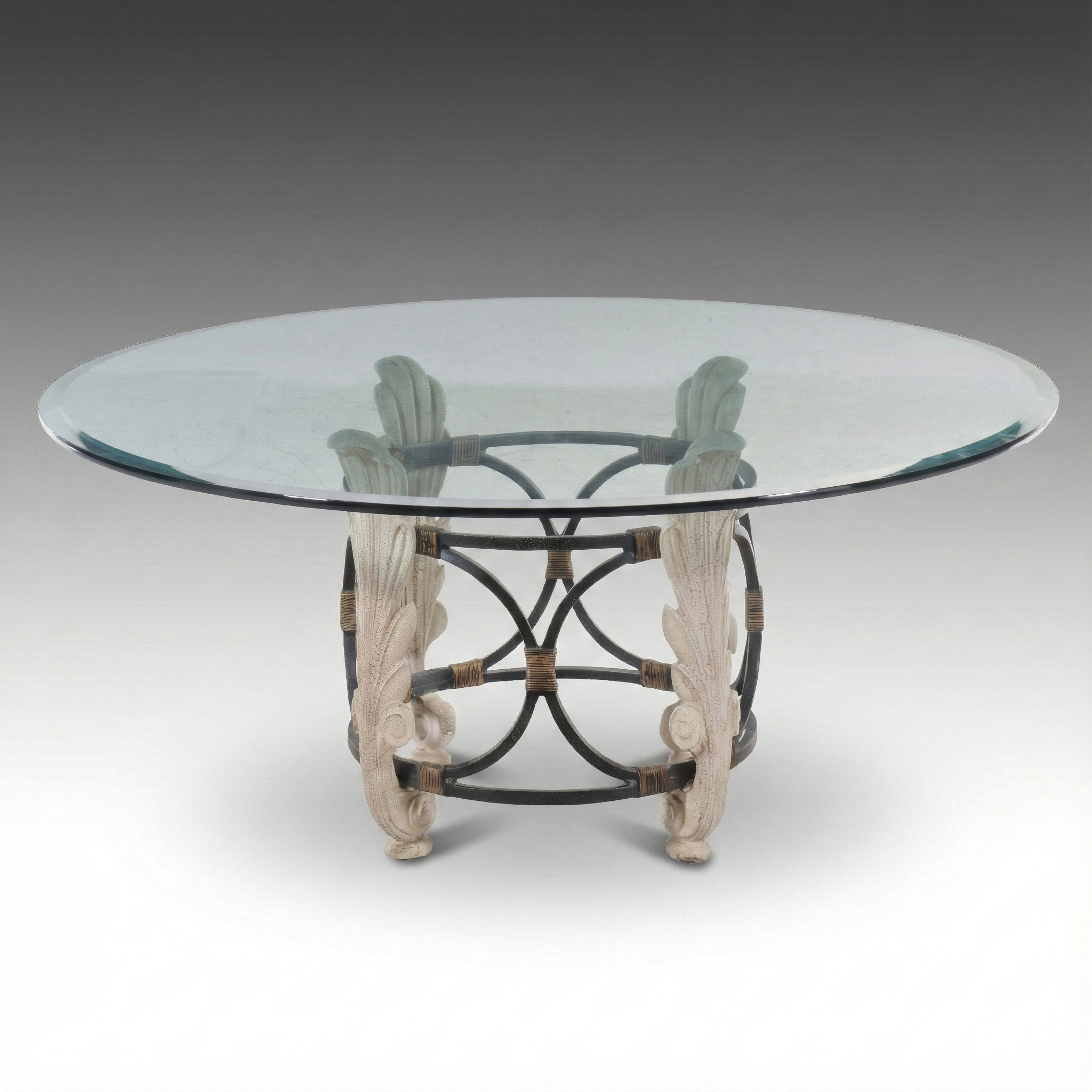Glass Top Dining Table