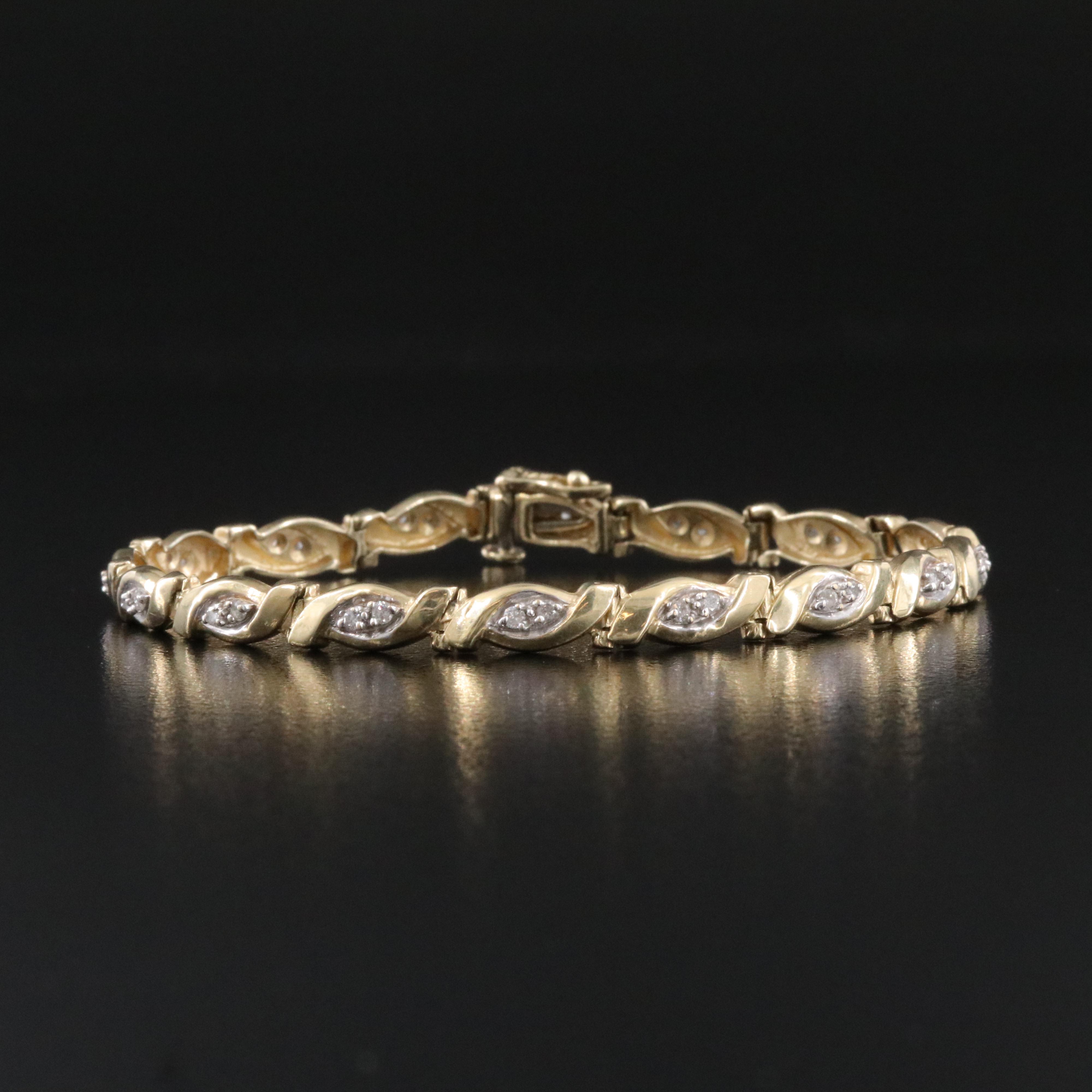 14K 0.50 CTW Diamond Bracelet