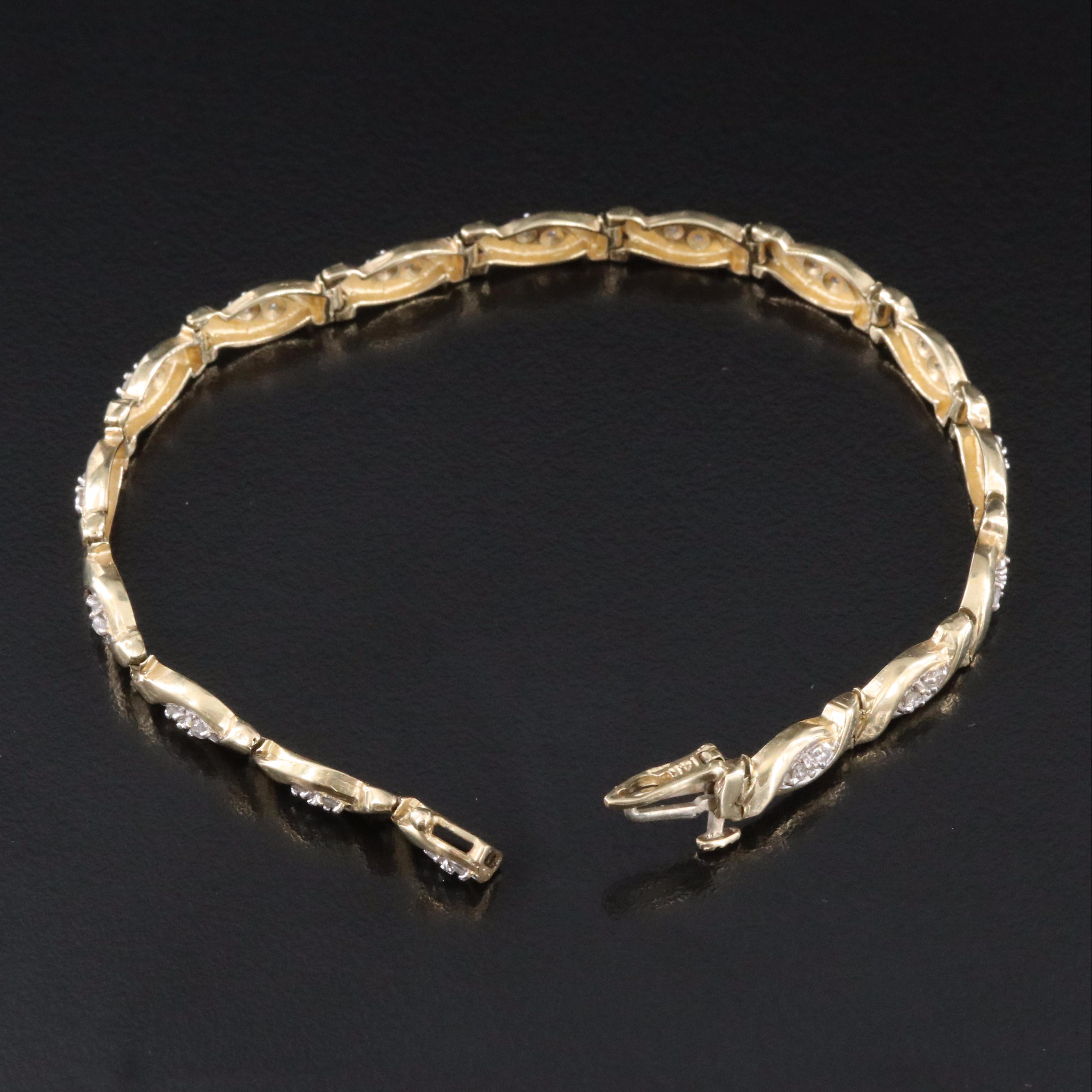 14K 0.50 CTW Diamond Bracelet
