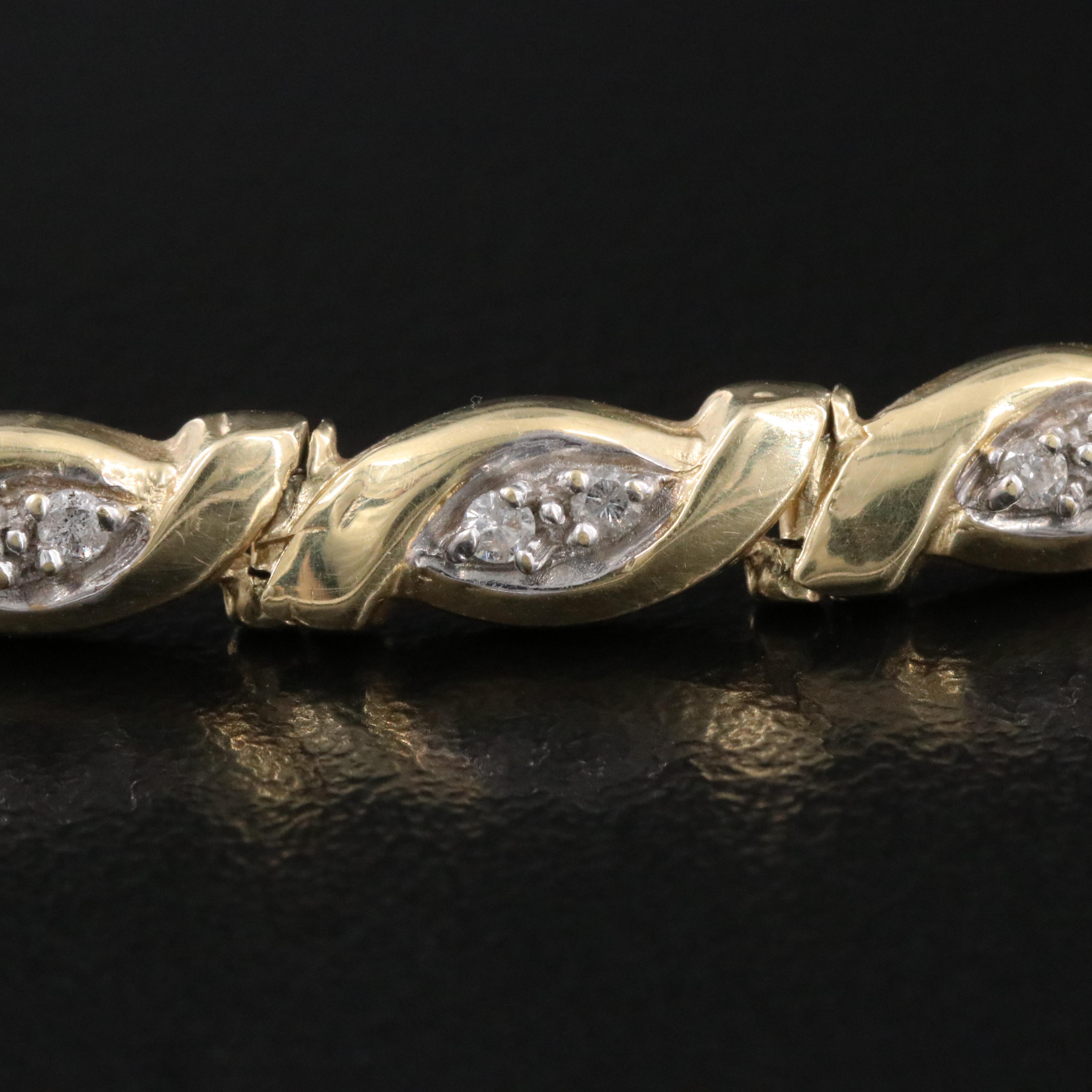 14K 0.50 CTW Diamond Bracelet