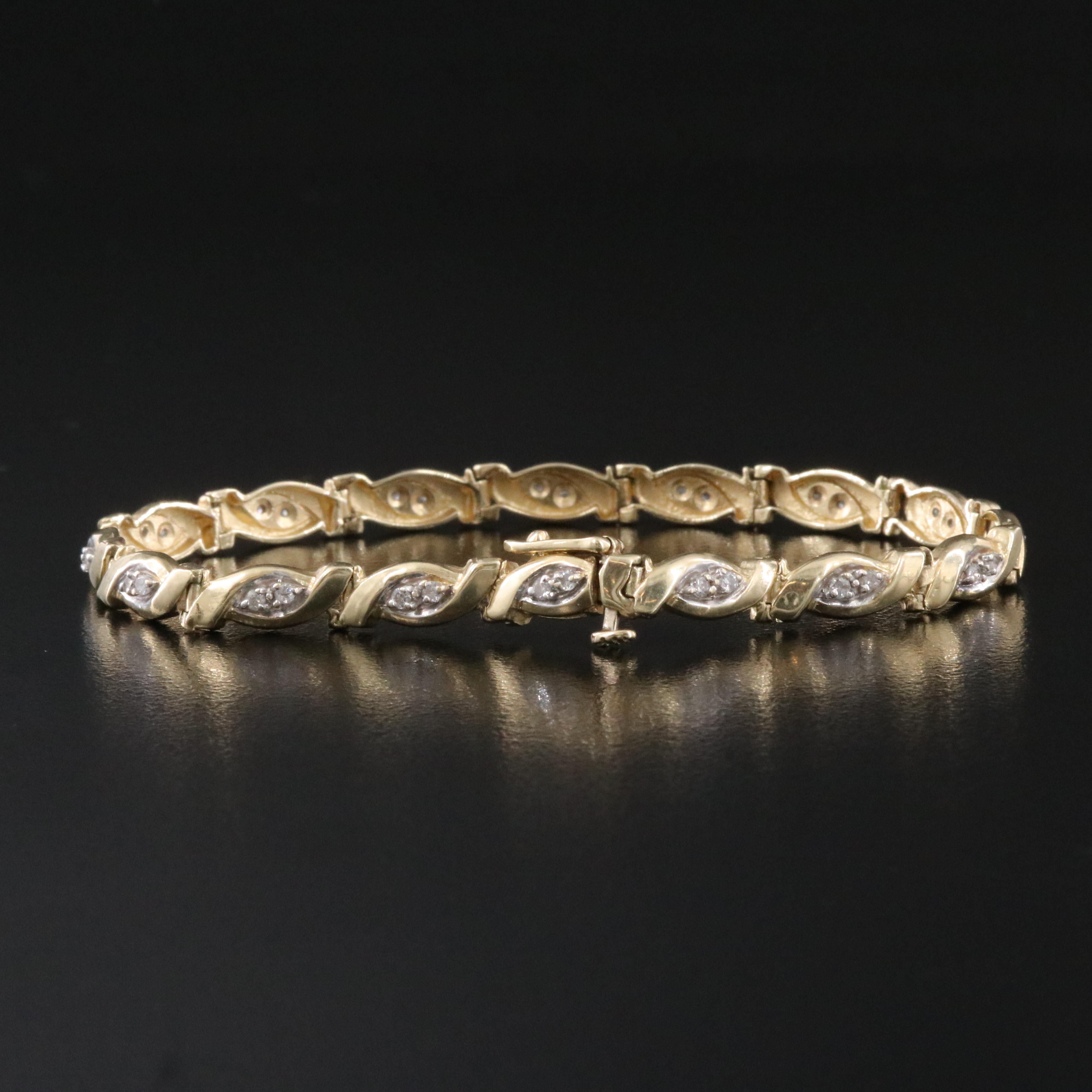 14K 0.50 CTW Diamond Bracelet