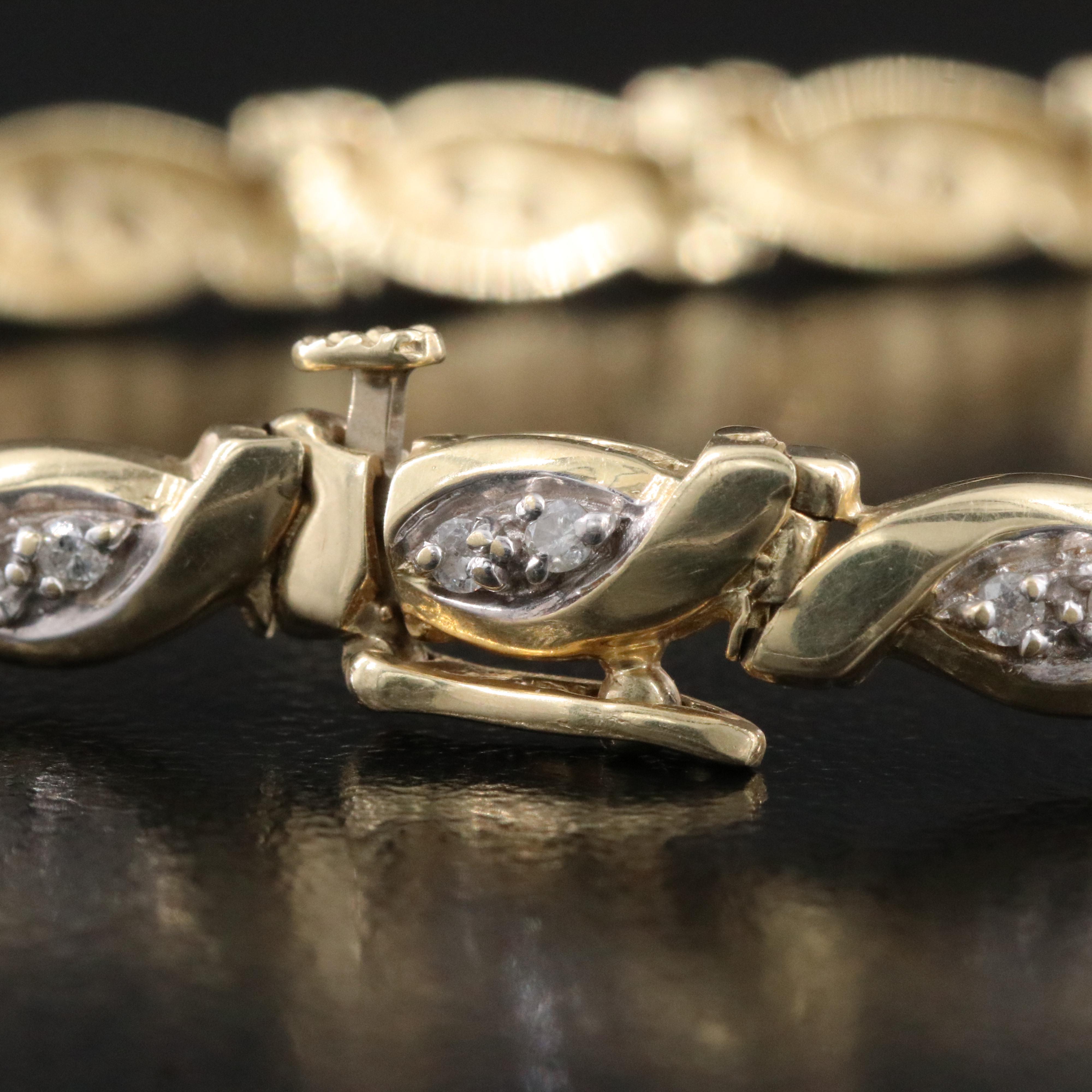 14K 0.50 CTW Diamond Bracelet