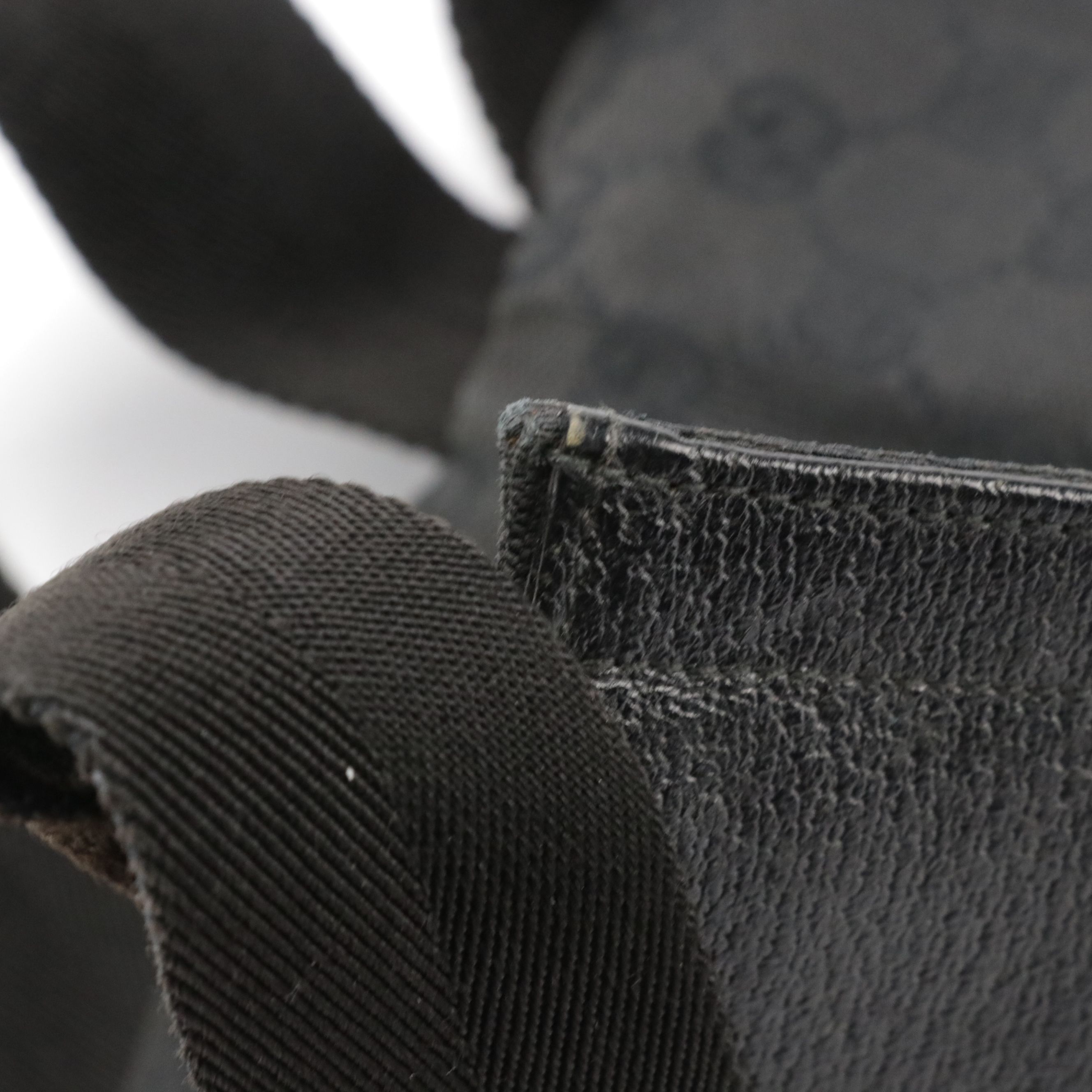 Gucci Waist Belt Bag in Black GG Canvas and Leather