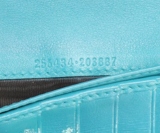 Gucci Full Flap Continental Wallet in Leather with Microguccissima Detail