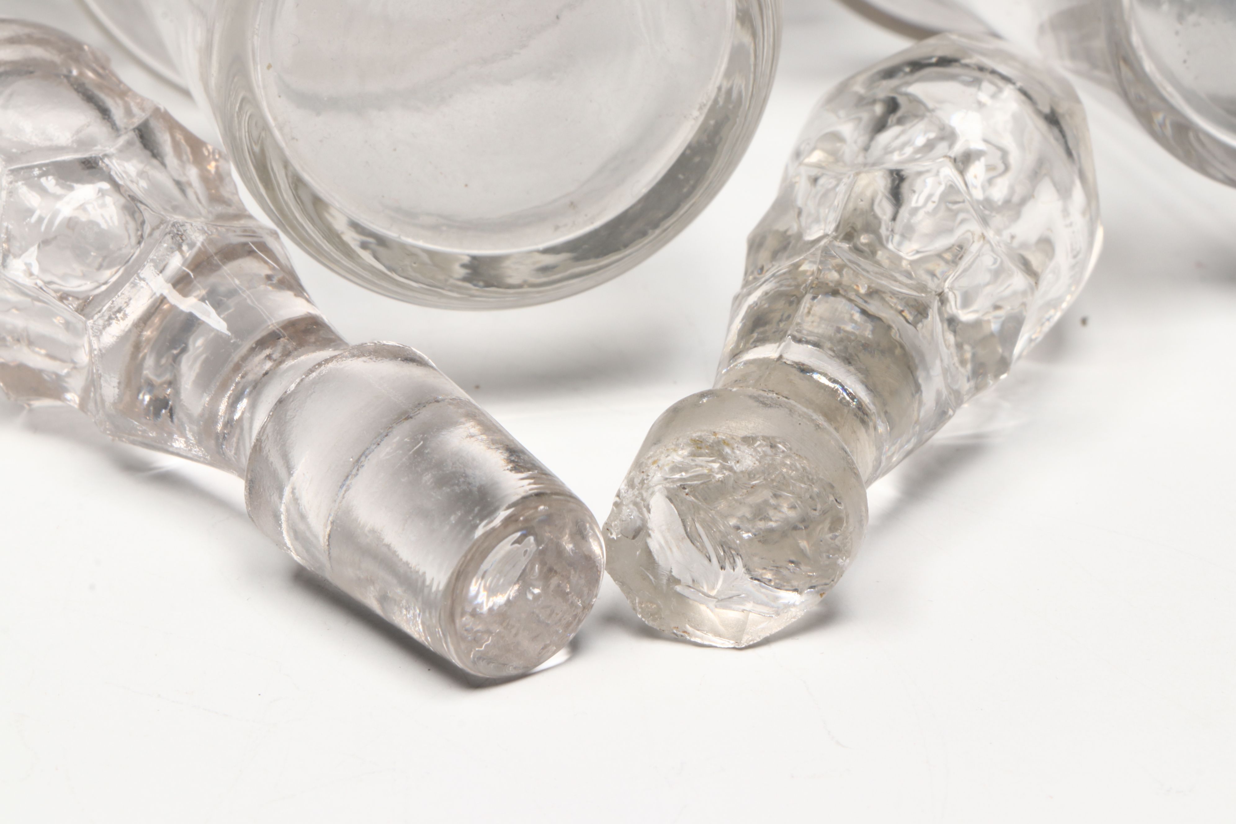 Vintage Silver Plate Castor Set with Silver Plate and Glass Serveware