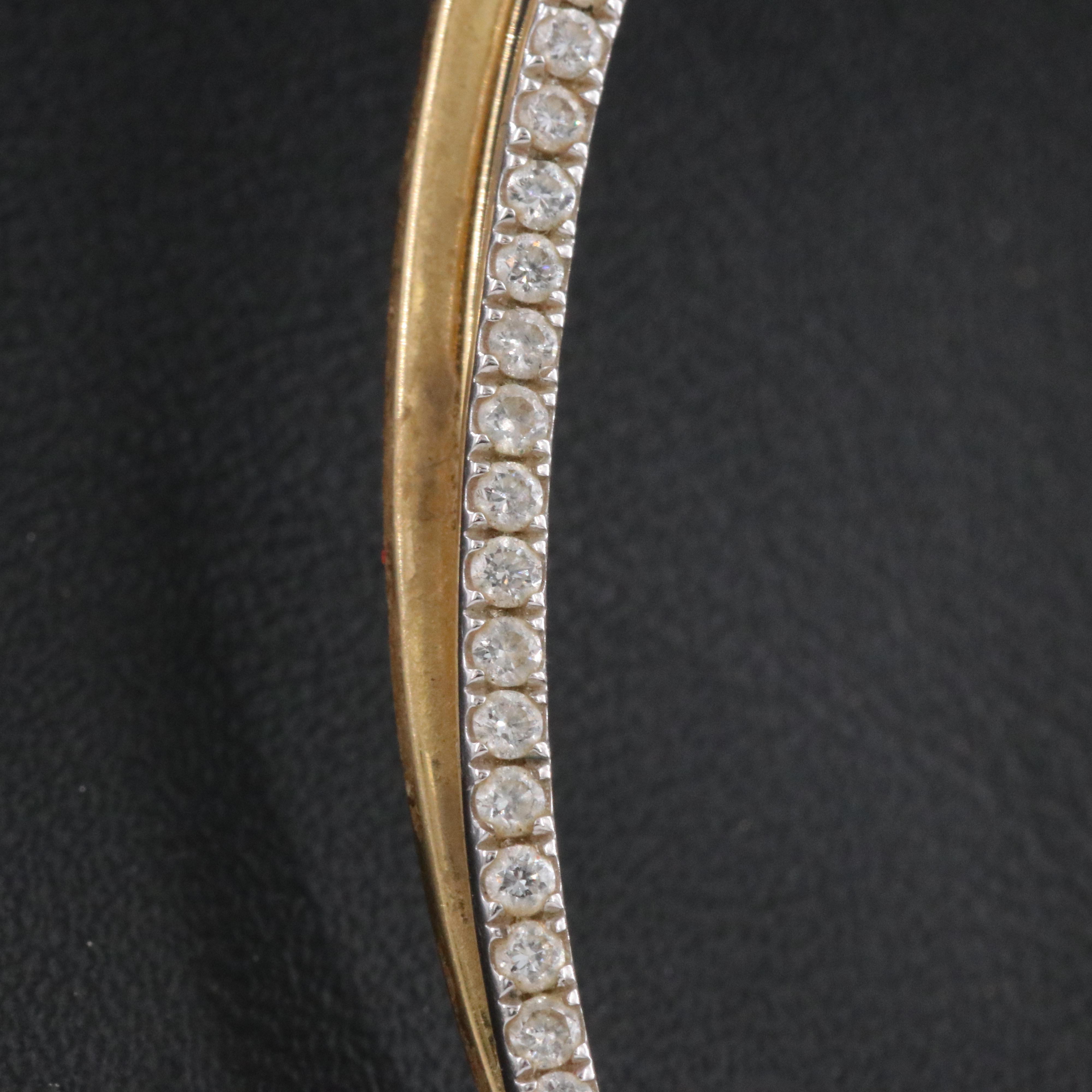 18K 1.68 CTW Diamond Oval Earrings