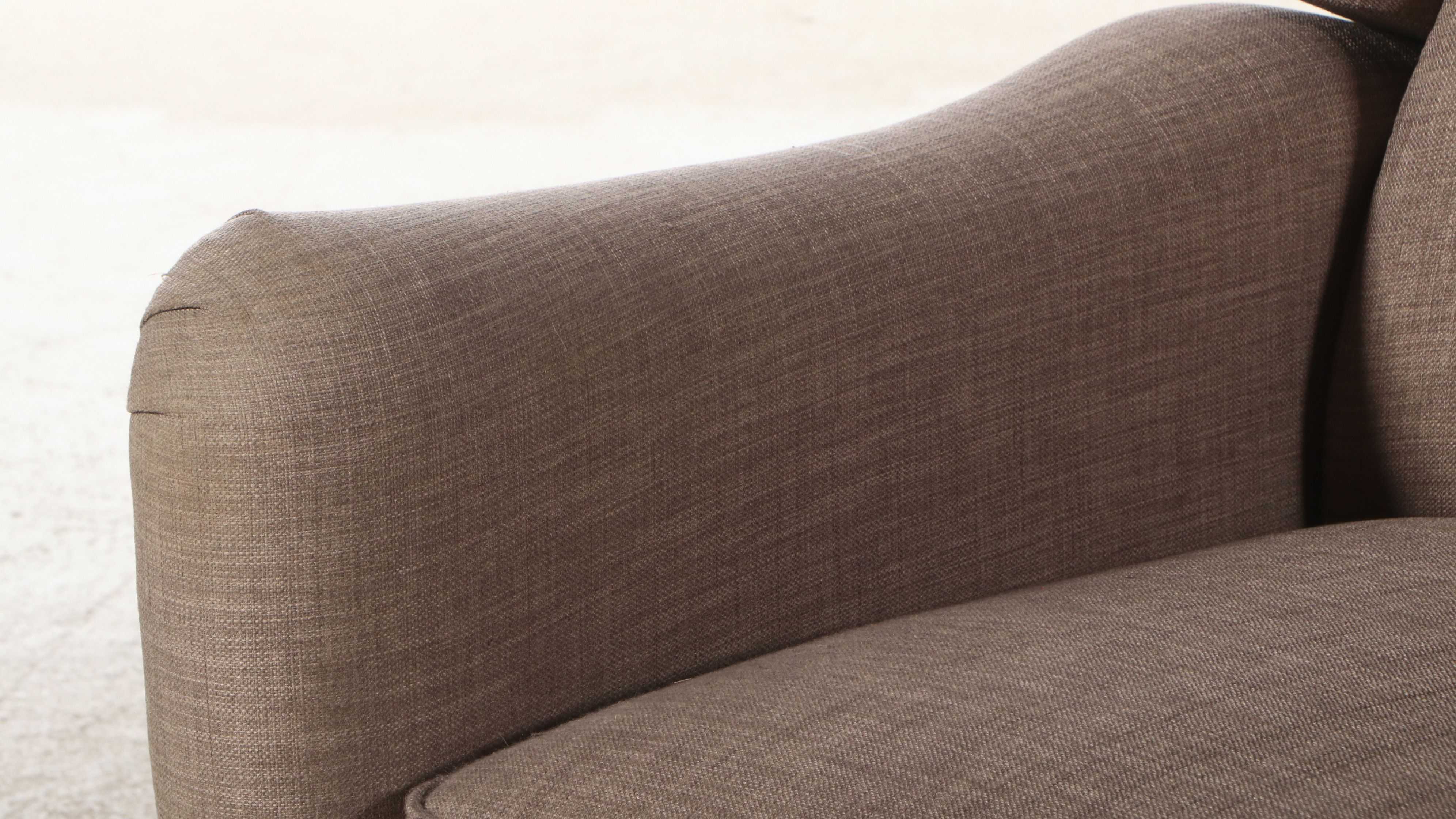 Contemporary Upholstered Wingback Recliner