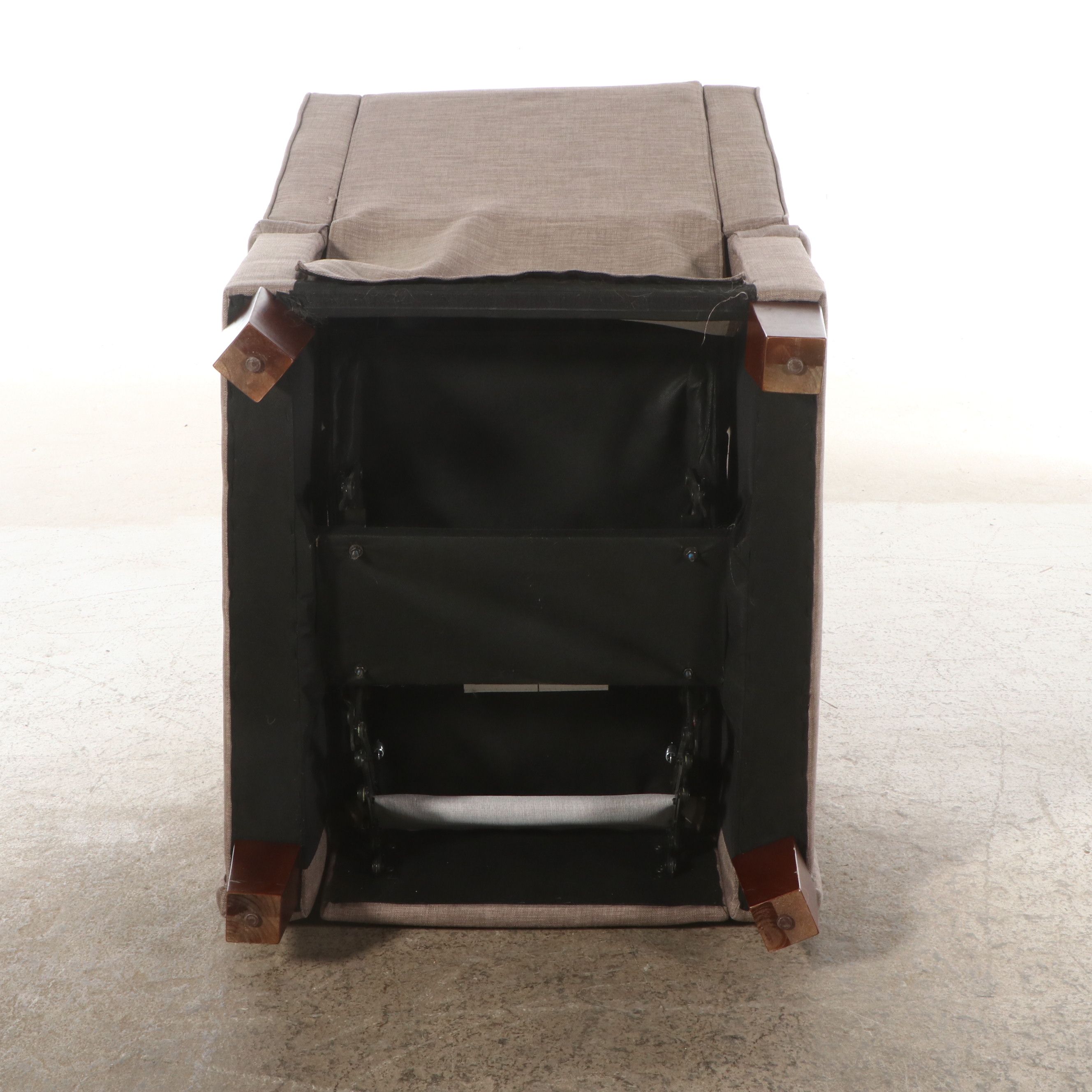 Contemporary Upholstered Wingback Recliner