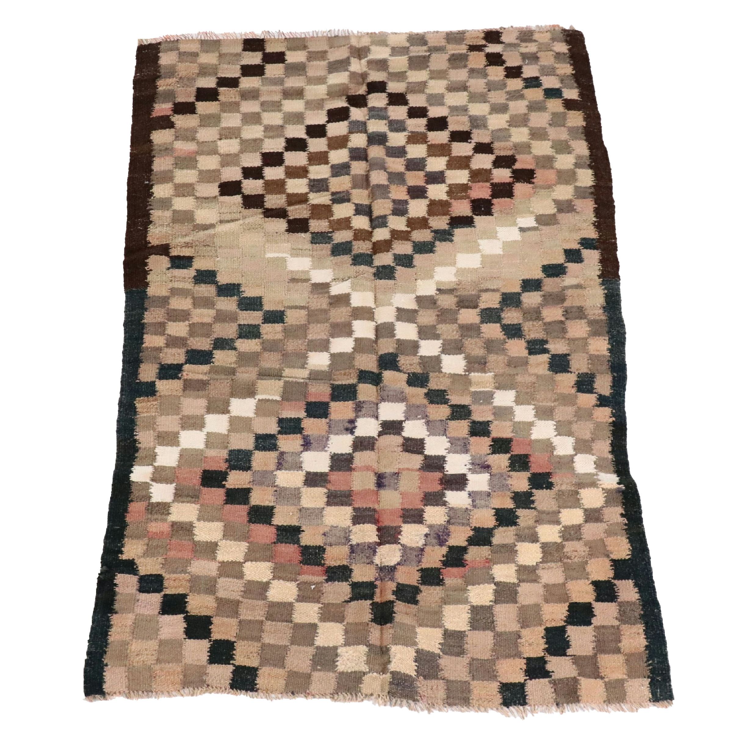 4'2 x 6'8 Handwoven Persian Kilim Area Rug