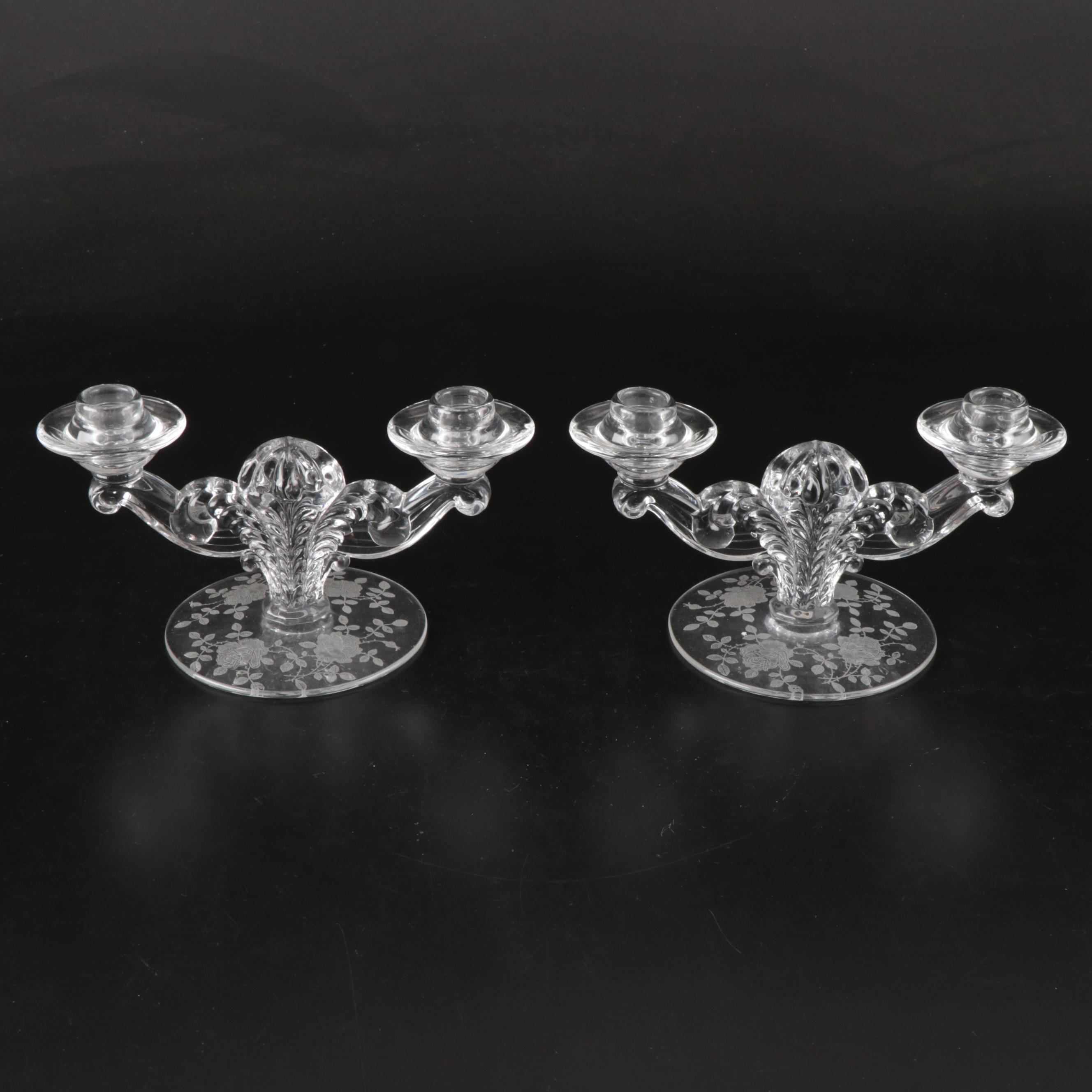 Fostoria "Willowmere" Glass Dinnerware