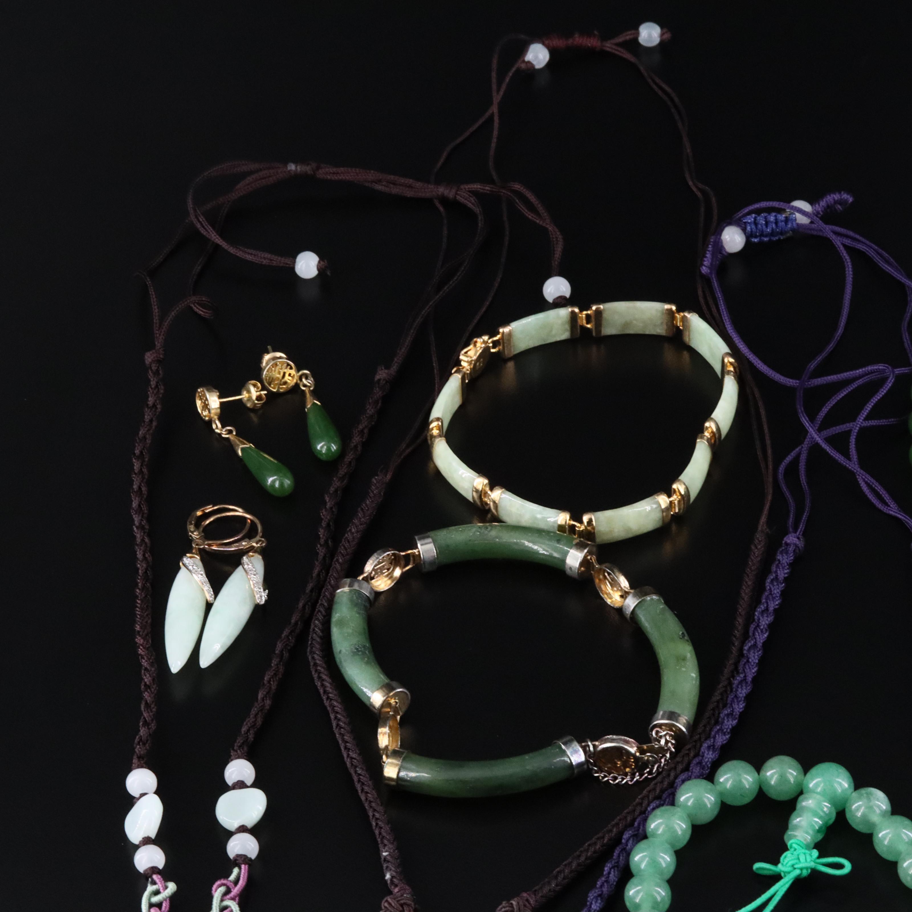 Jadeite, Aventurine and Malachite Featured in Jewelry Collection