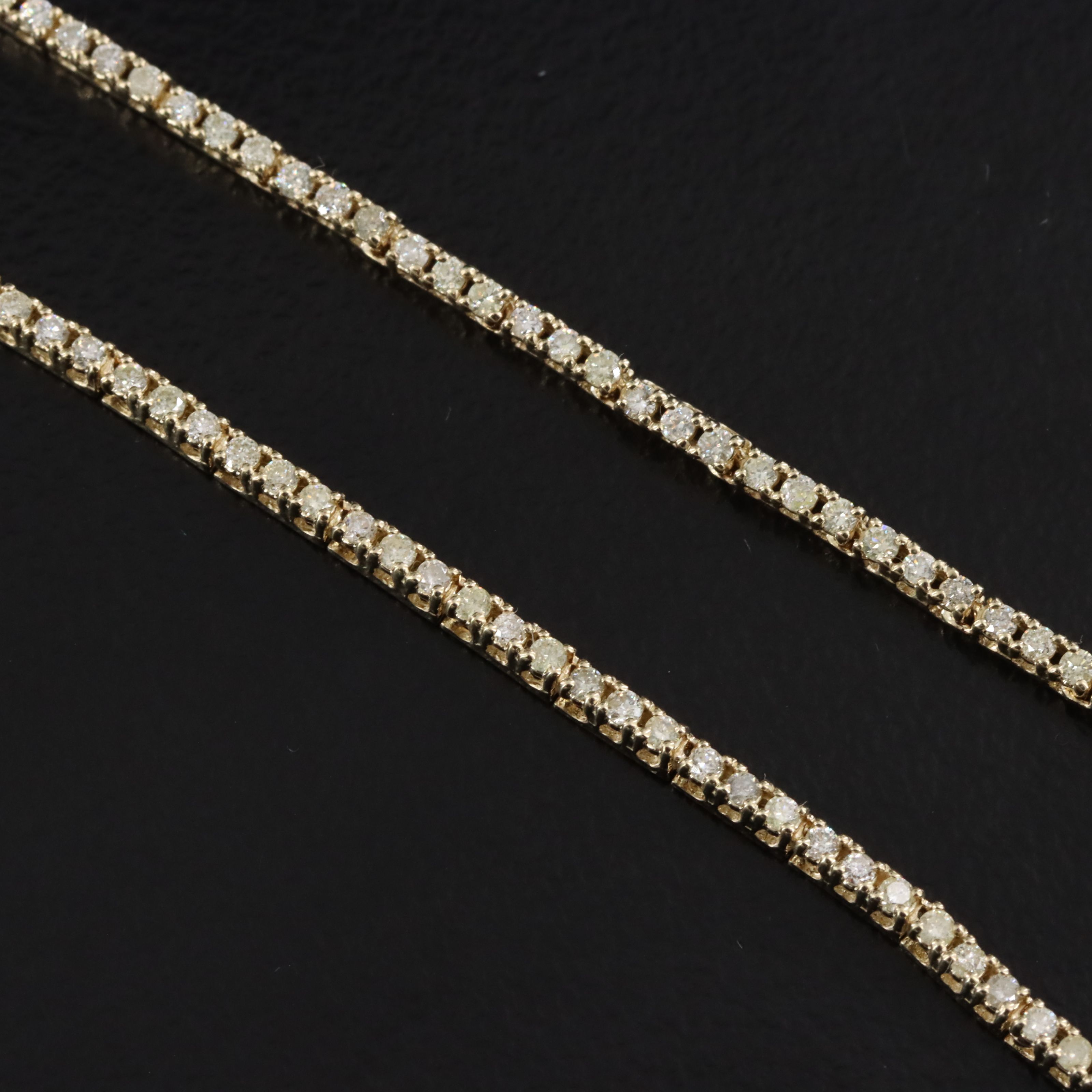 14K 2.37 CTW Diamond Line Necklace