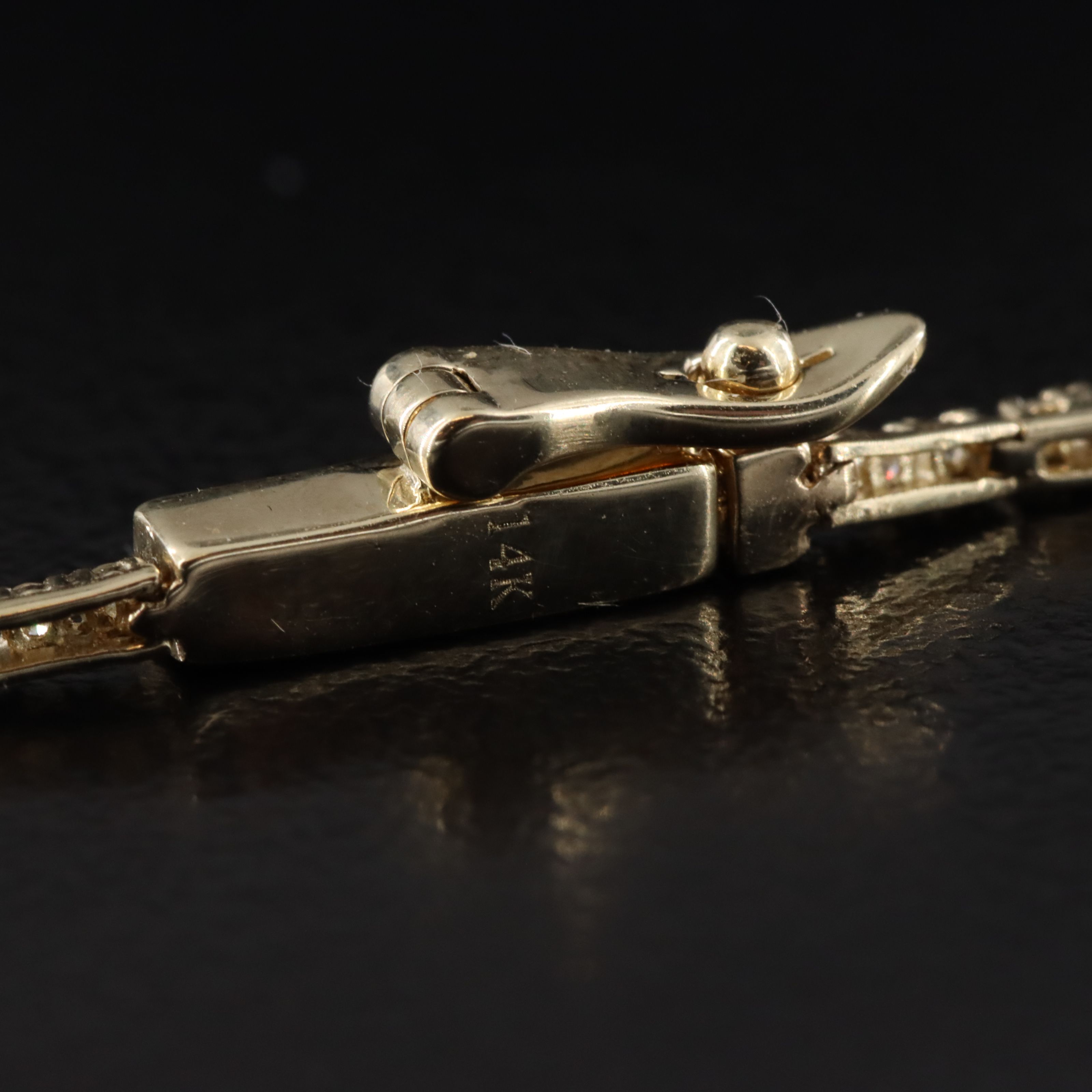 14K 2.37 CTW Diamond Line Necklace