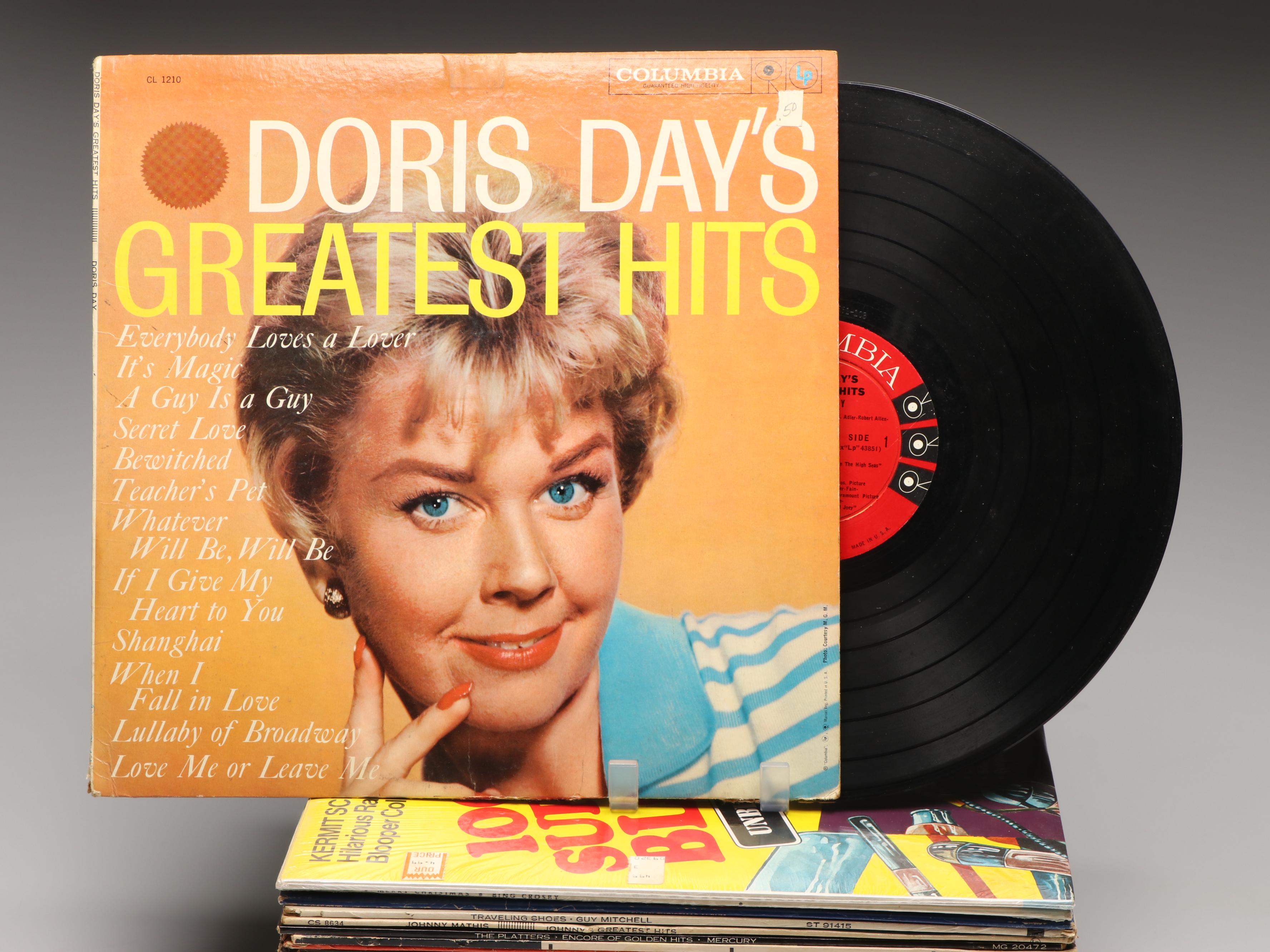 Doris Day, The Beach Boys, Buddy Holly, and More Vinyl Record Albums