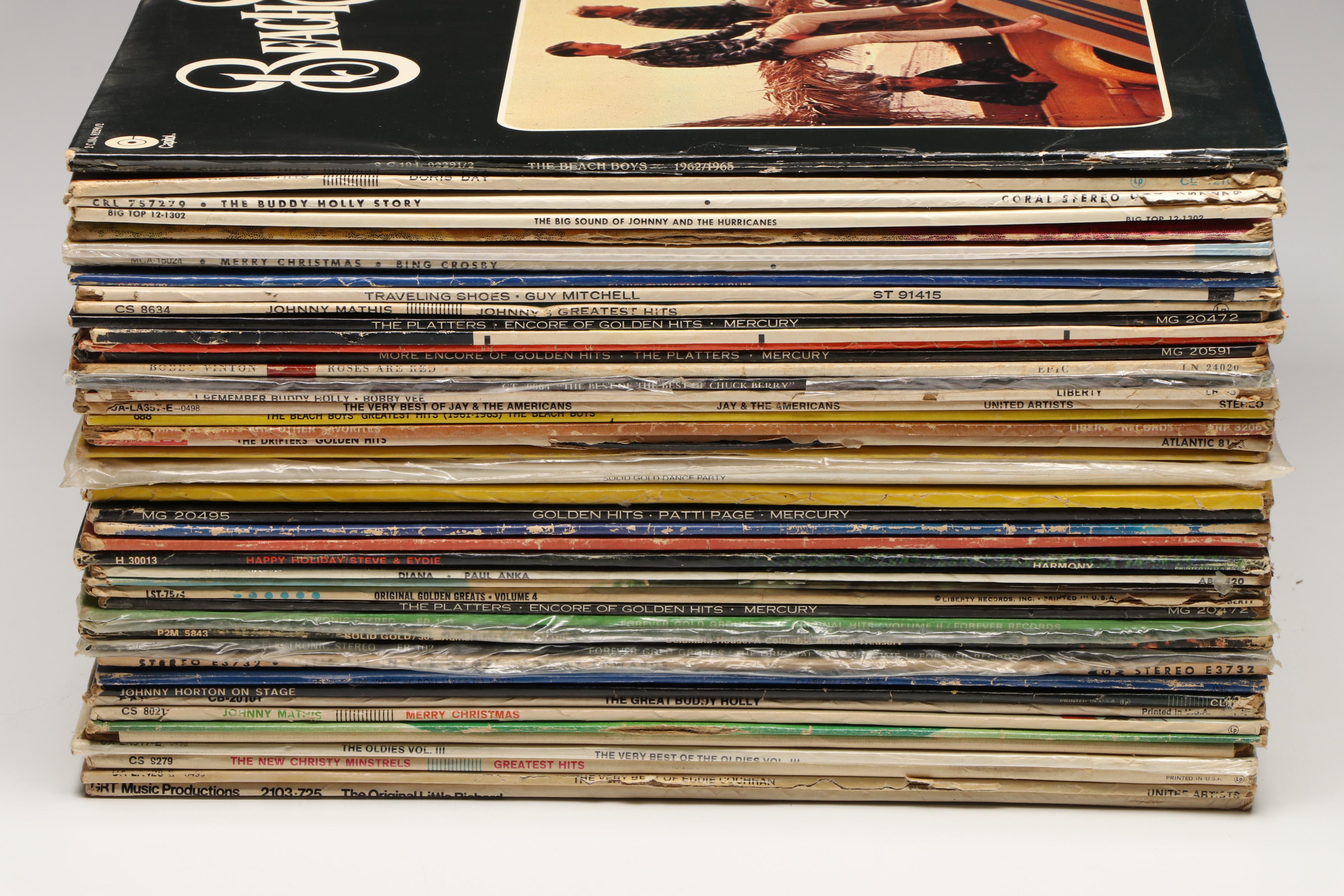 Doris Day, The Beach Boys, Buddy Holly, and More Vinyl Record Albums