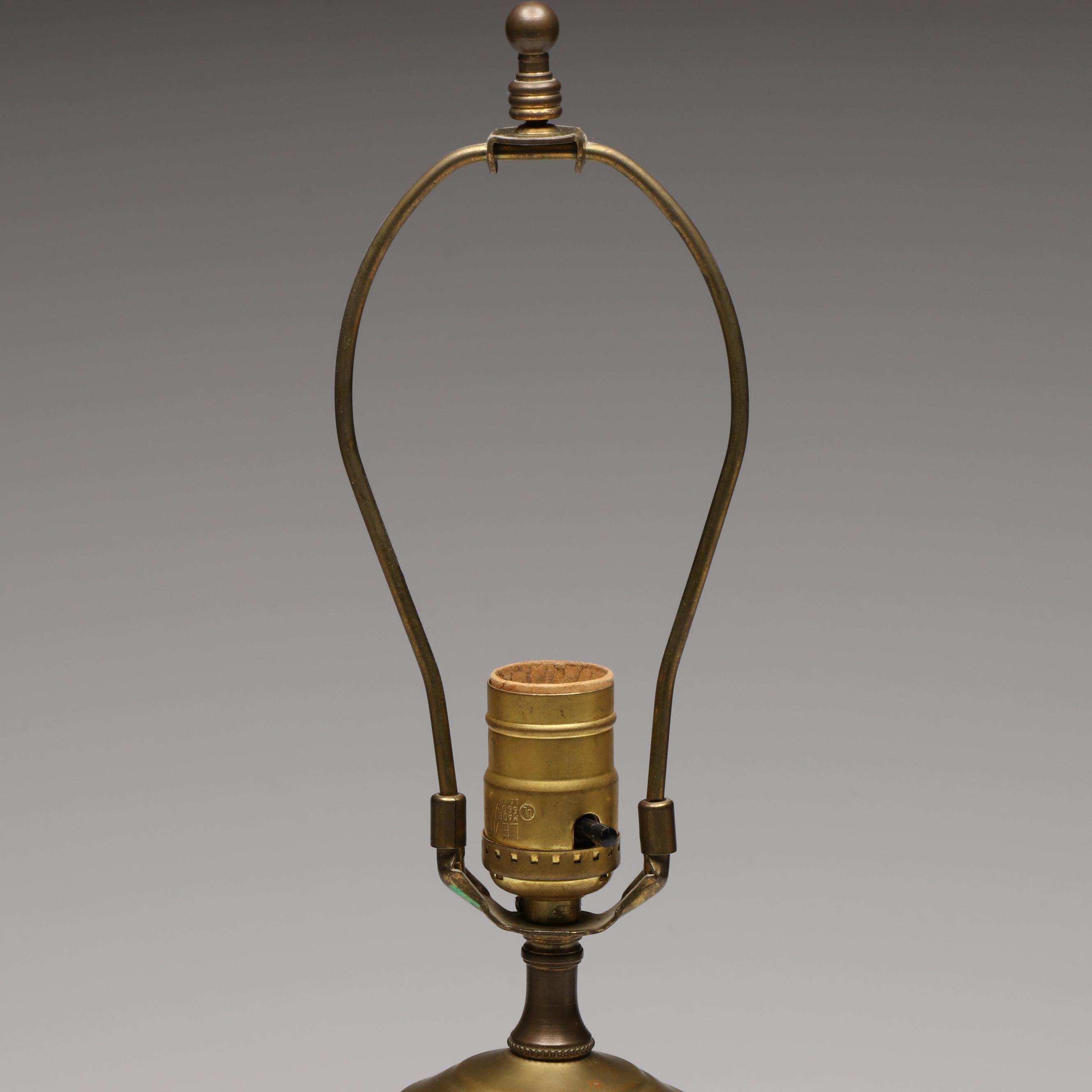 Chinese Famille Verte Porcelain Melon Jar Table Lamp