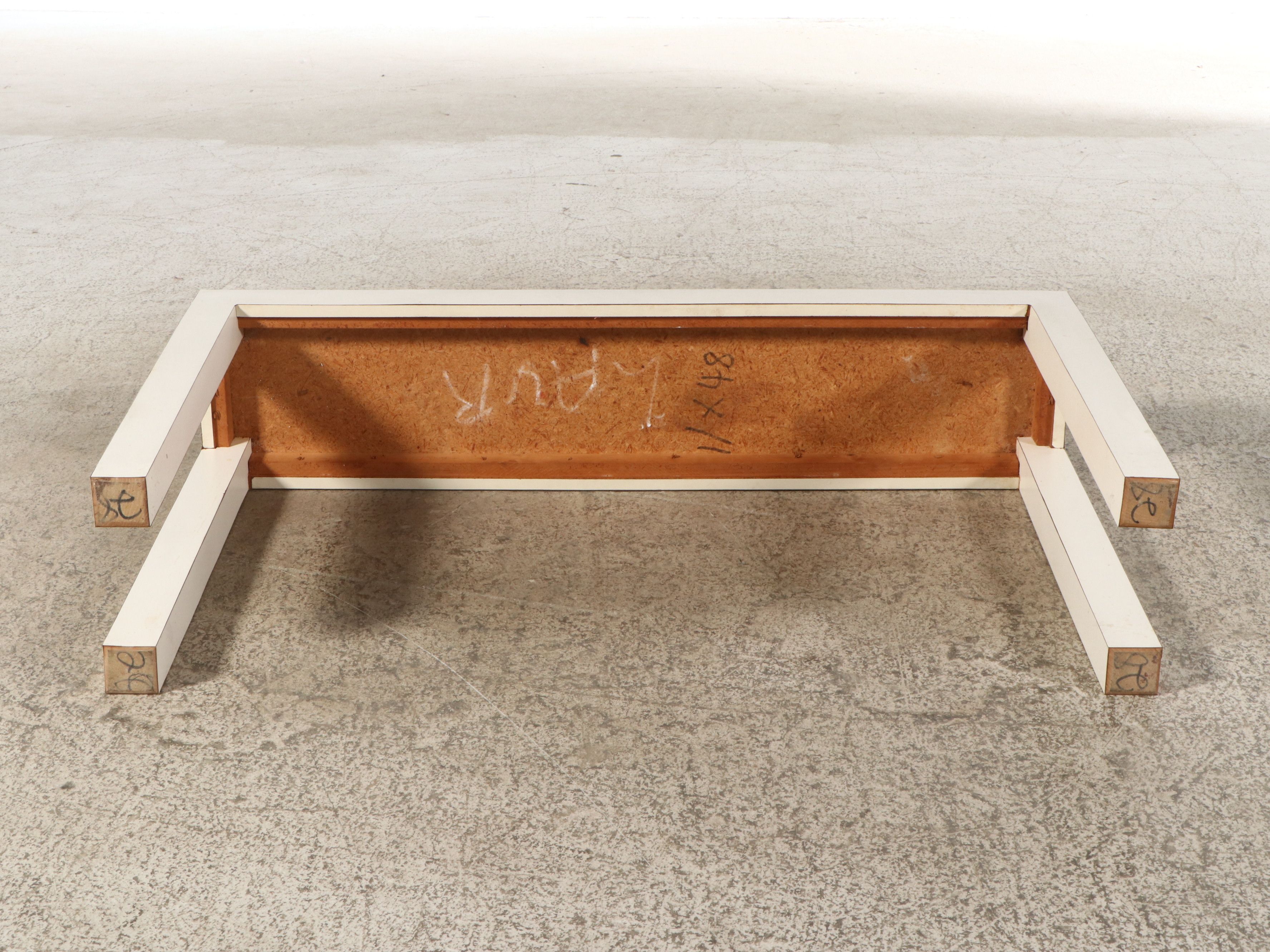 Modernist Style Laminate Console Table