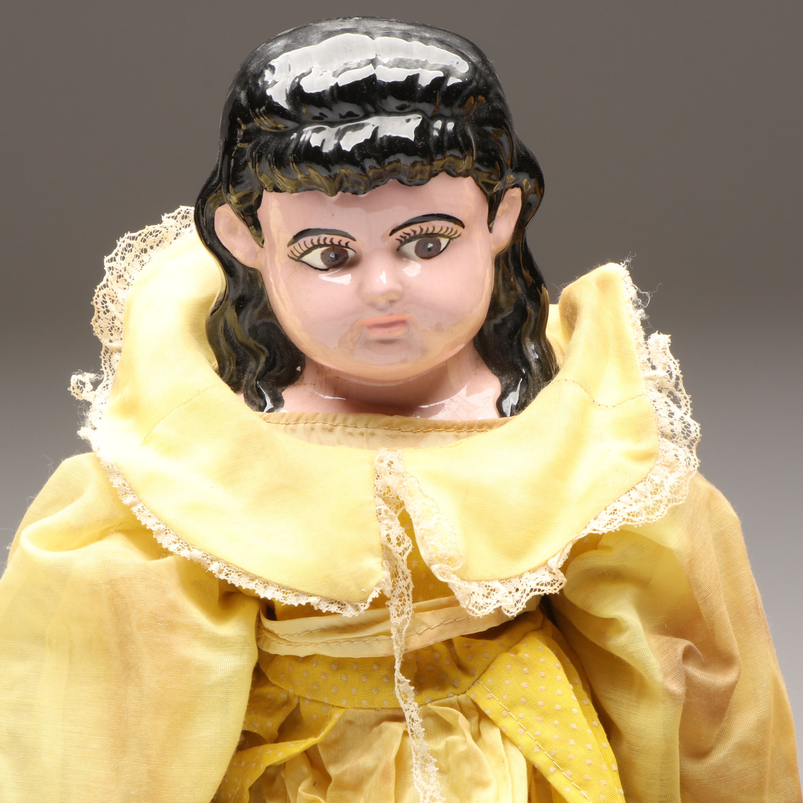 Hand-Painted Bisque and Other Vintage Dolls
