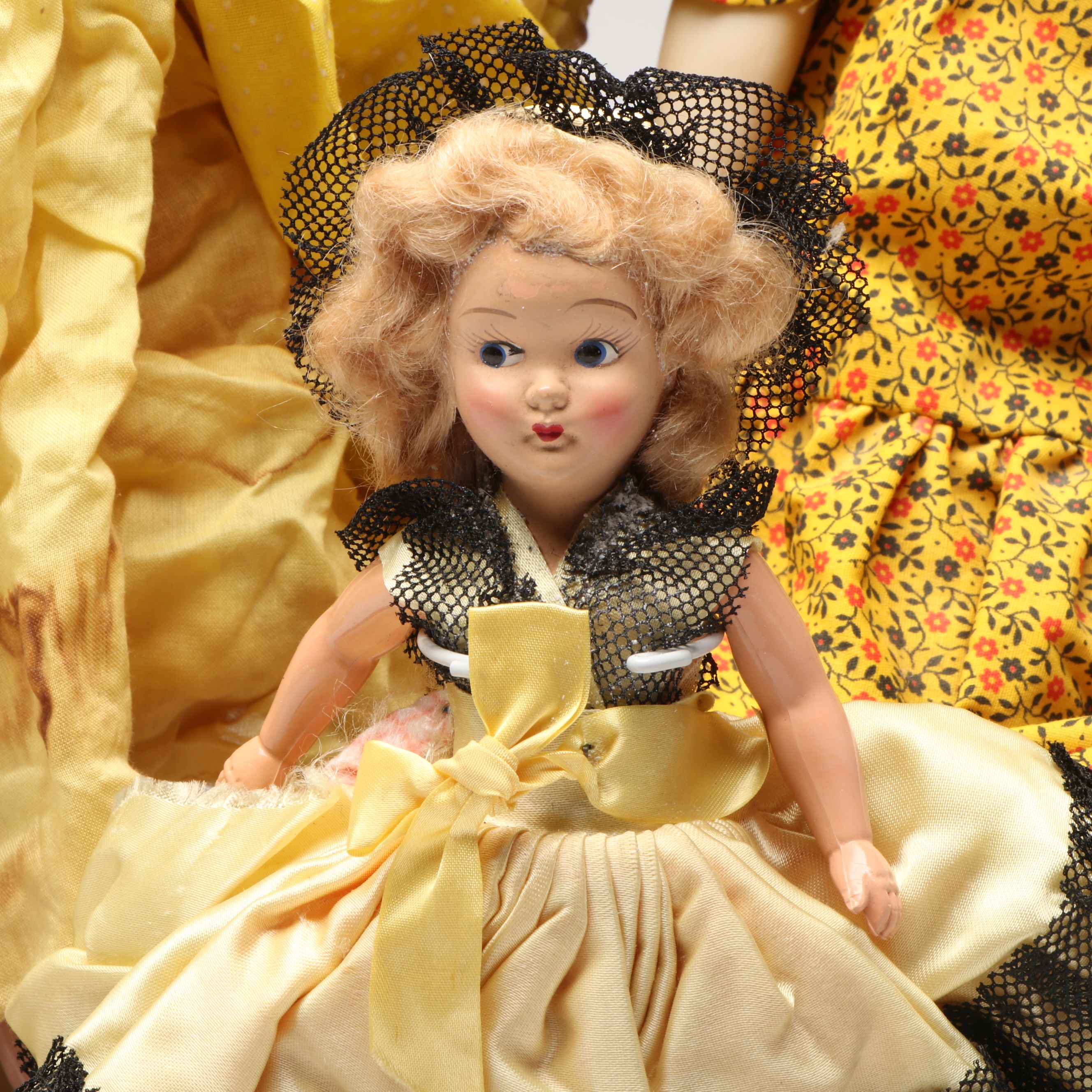 Hand-Painted Bisque and Other Vintage Dolls