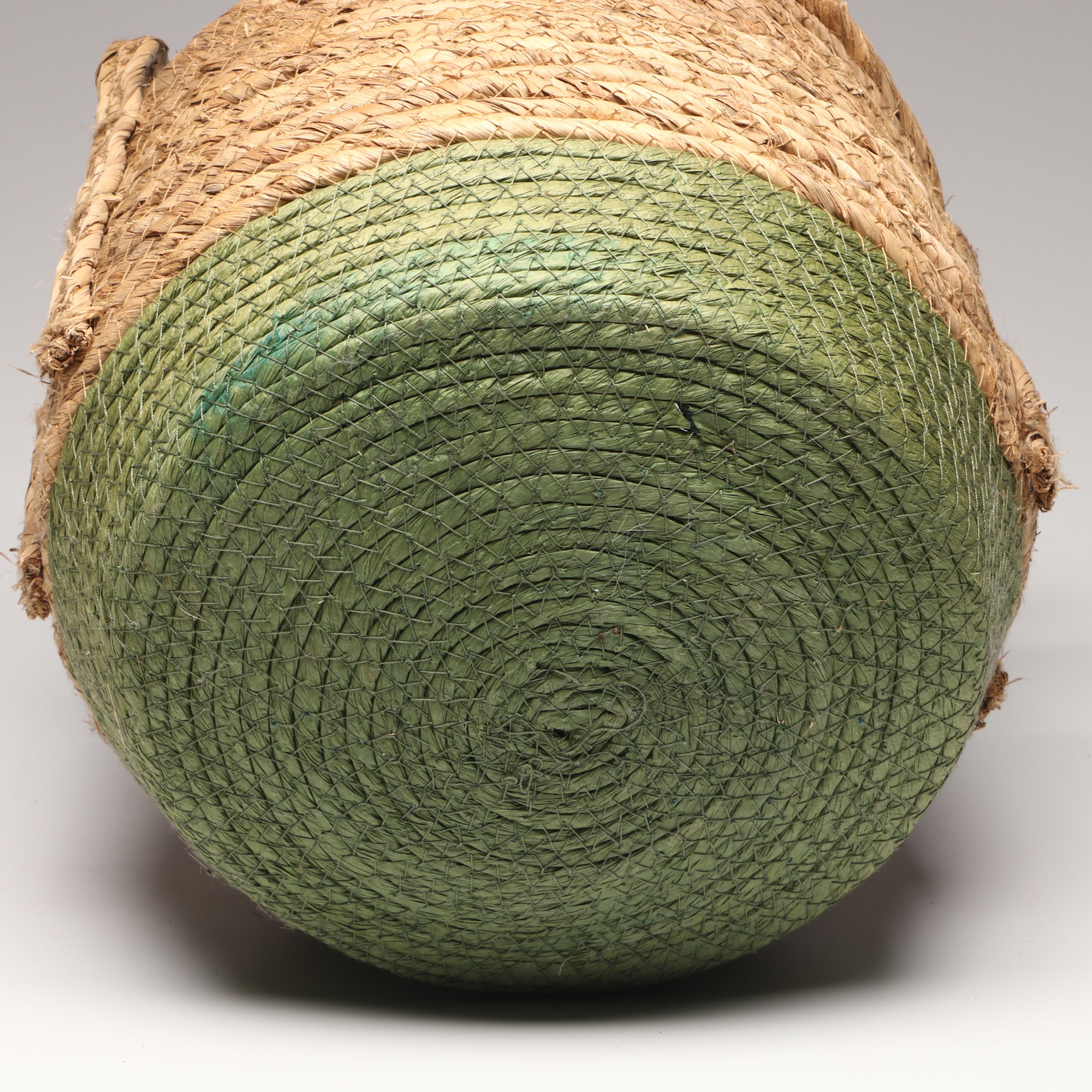 Filipino Handwoven Water Hyacinth Baskets with Other Woven Rattan Baskets