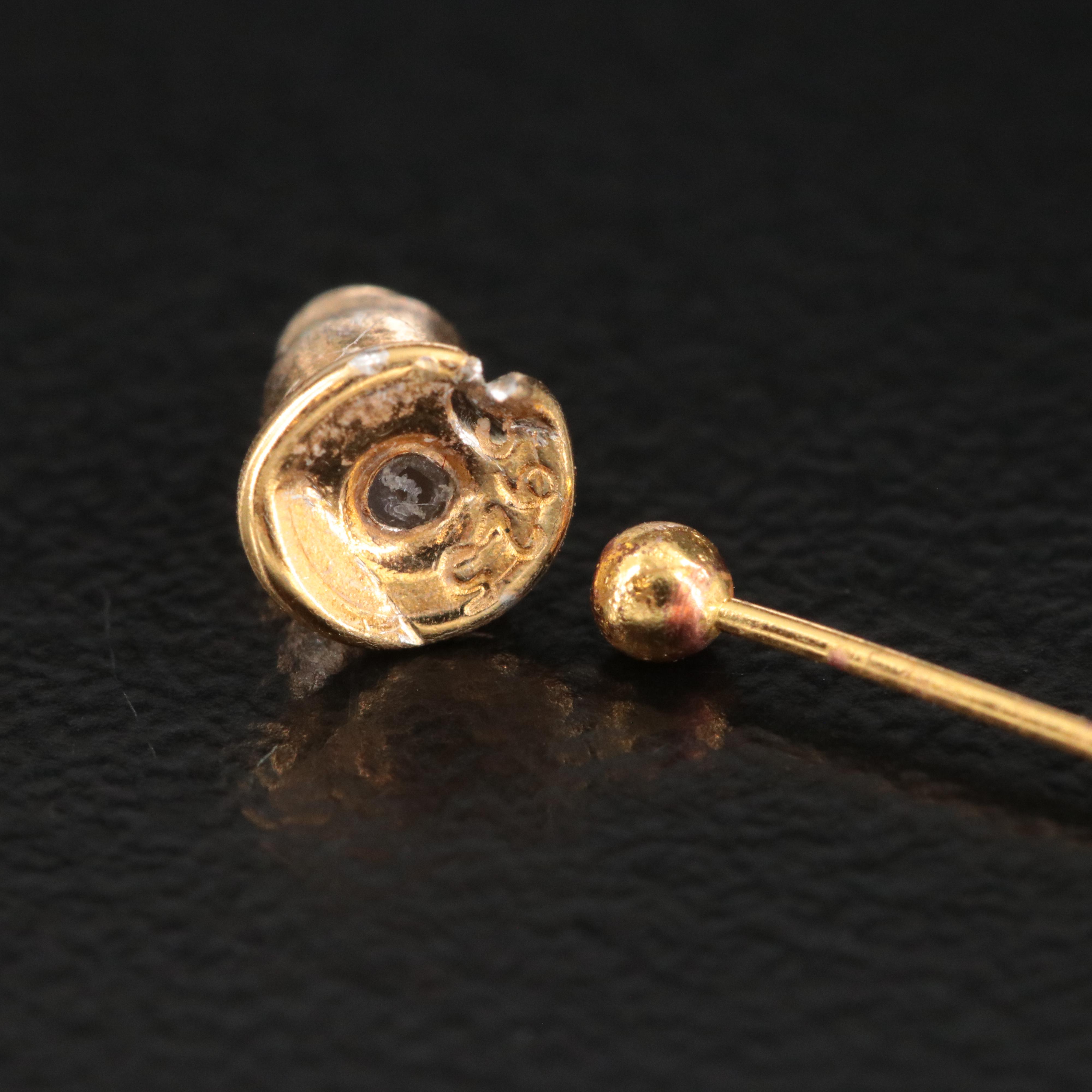 Mixed Metal Scrap Earrings and Backs Featuring Sapphire