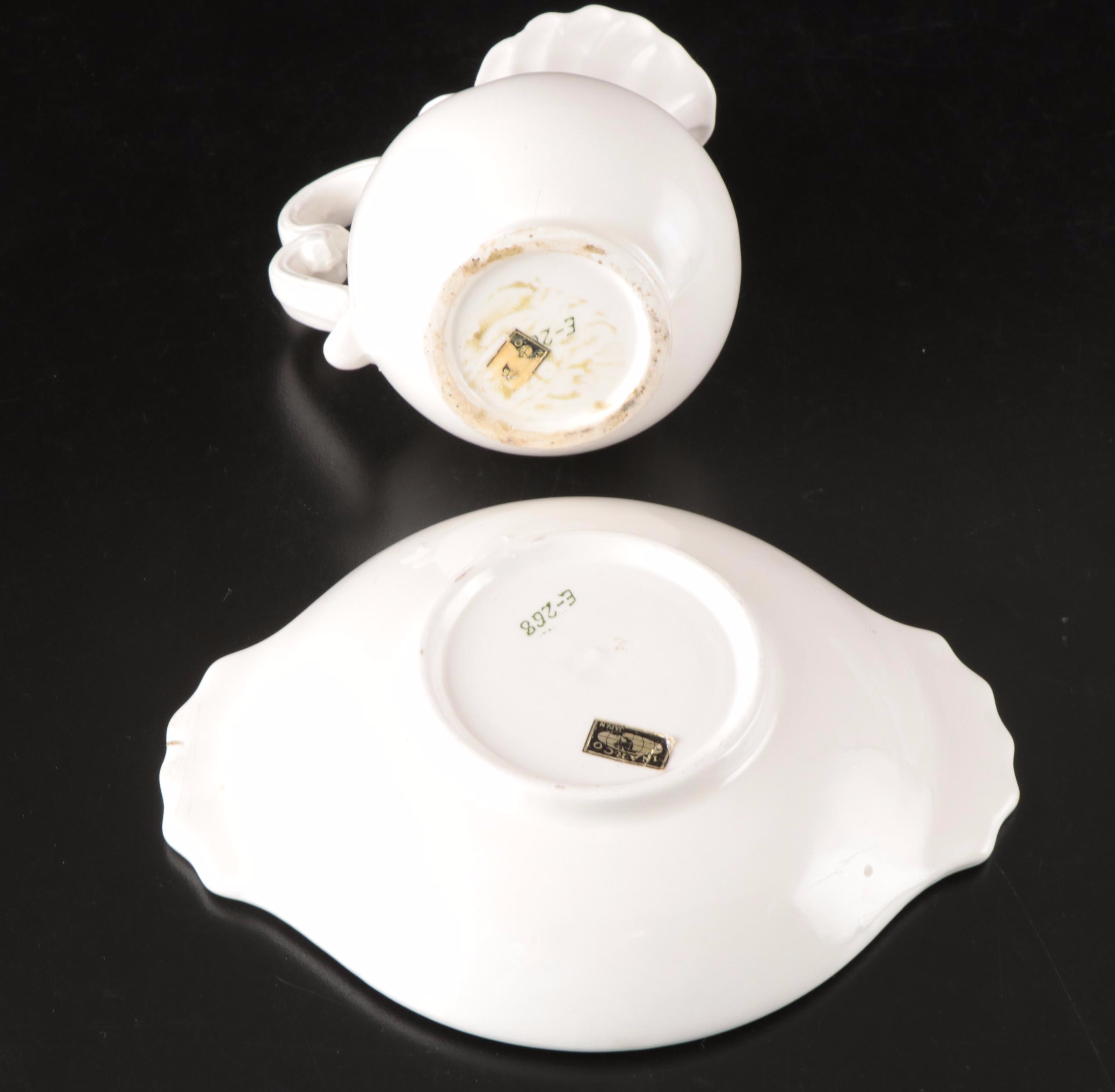 Elsmore & Forster Tureen with McCoy Jug and More Vanity Items