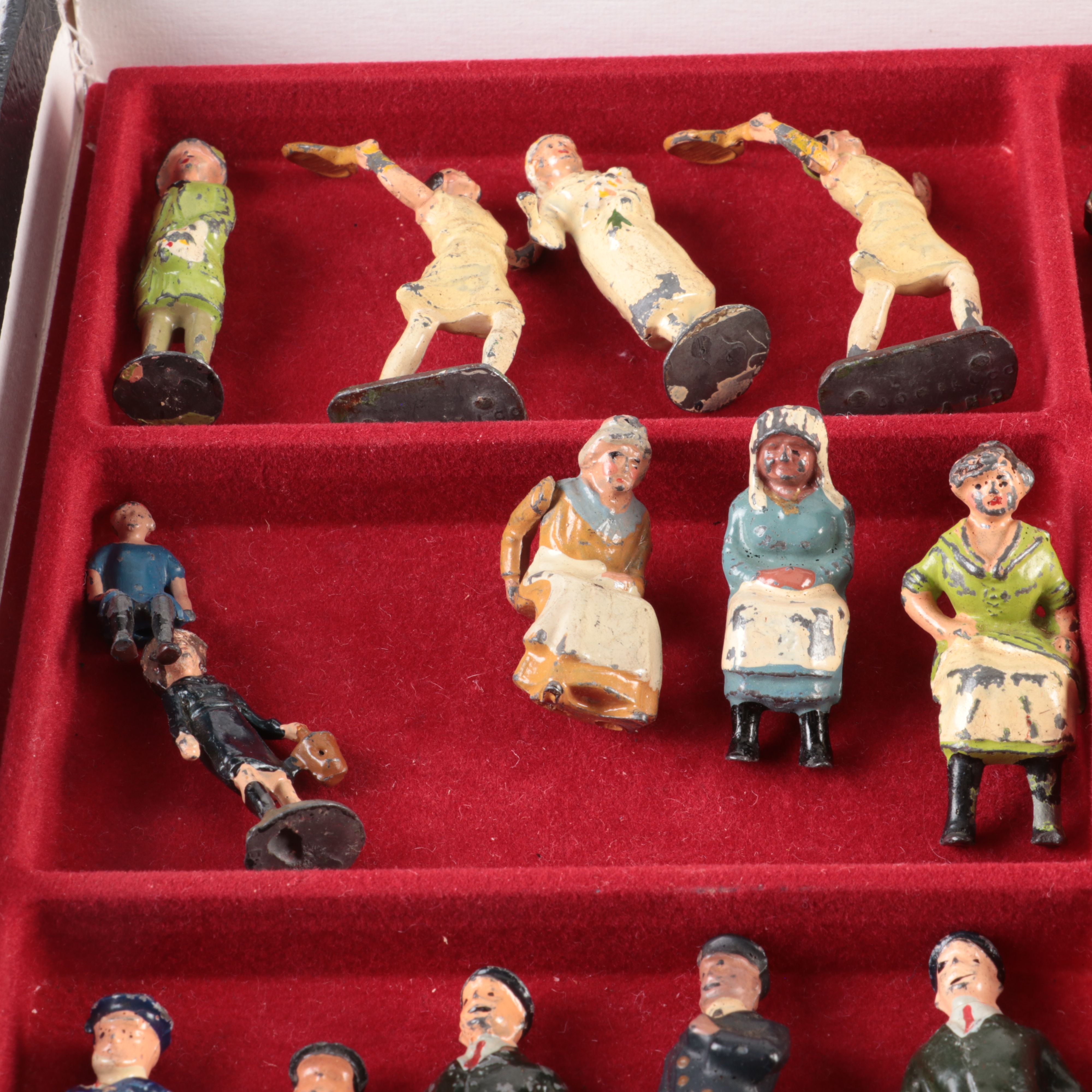 Collection of Over 50 English Made Civilian Toy Figures