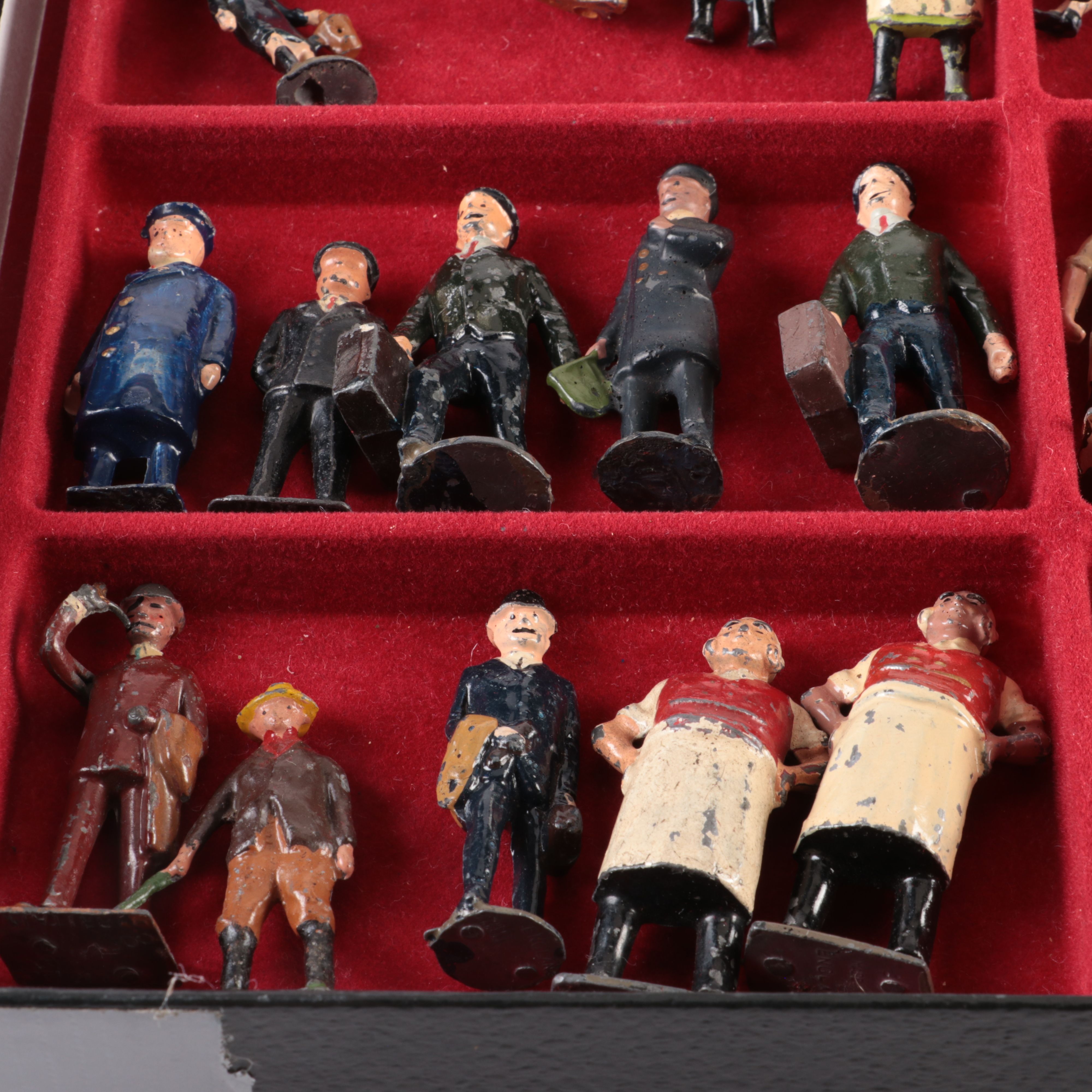Collection of Over 50 English Made Civilian Toy Figures