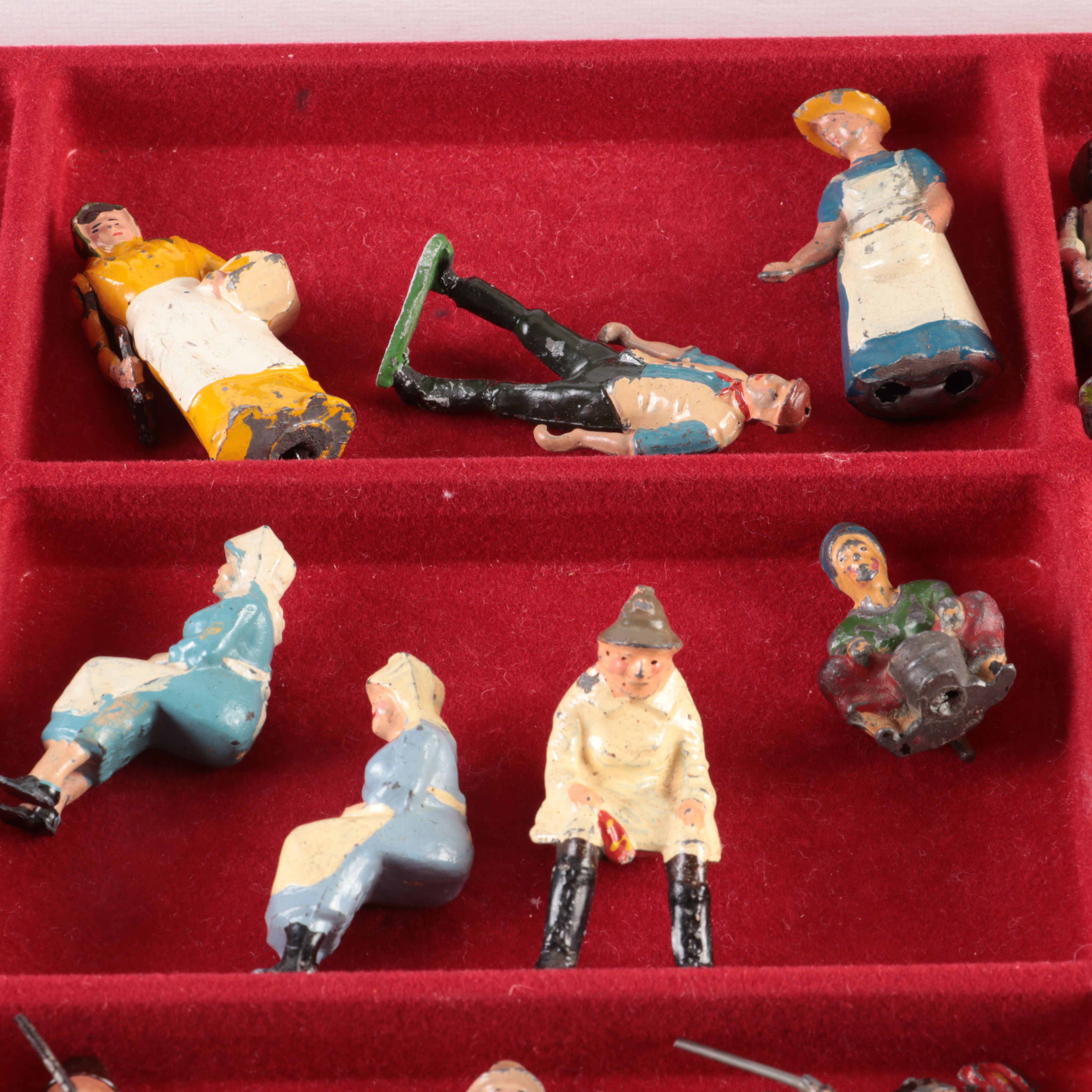 Collection of Over 50 English Made Civilian Toy Figures