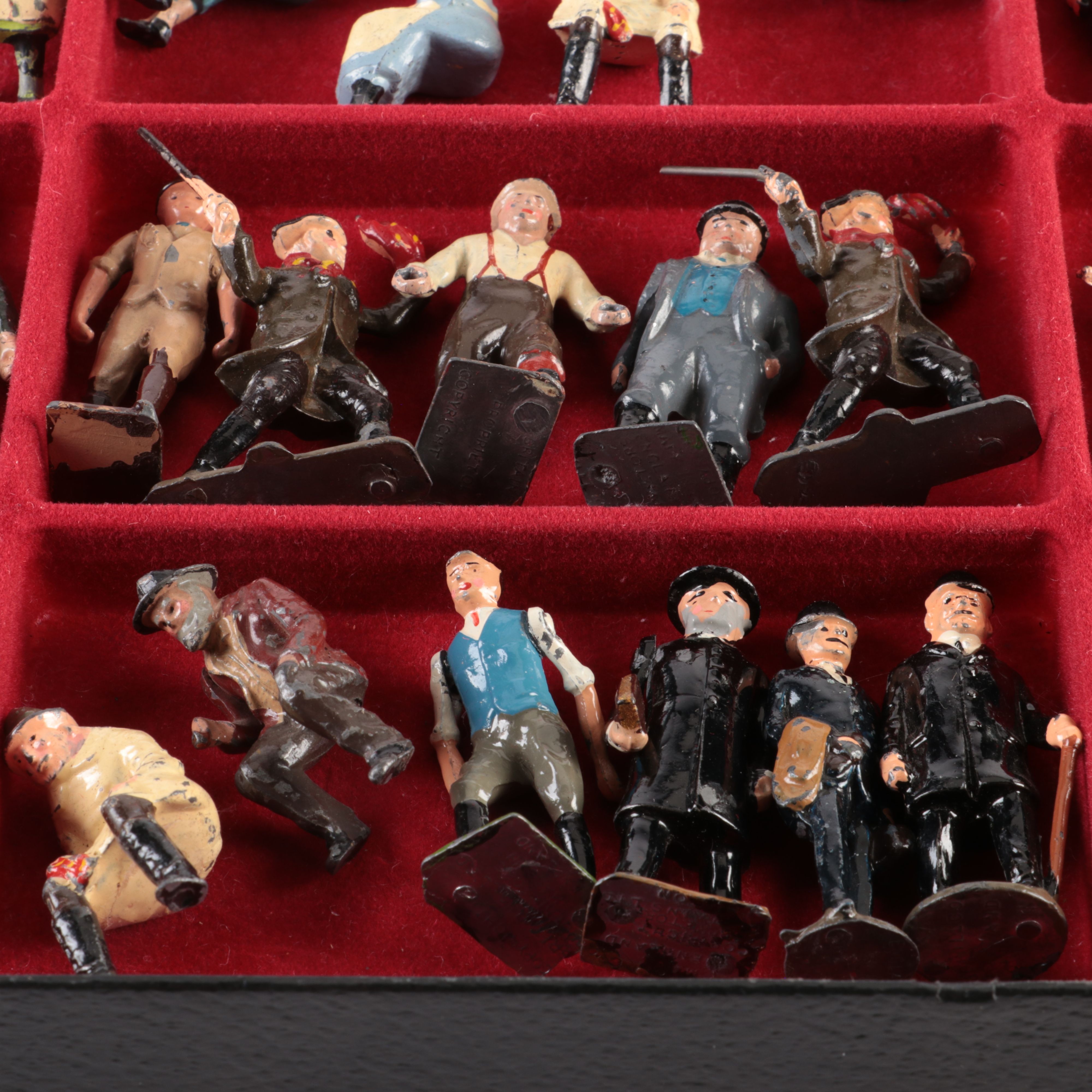 Collection of Over 50 English Made Civilian Toy Figures