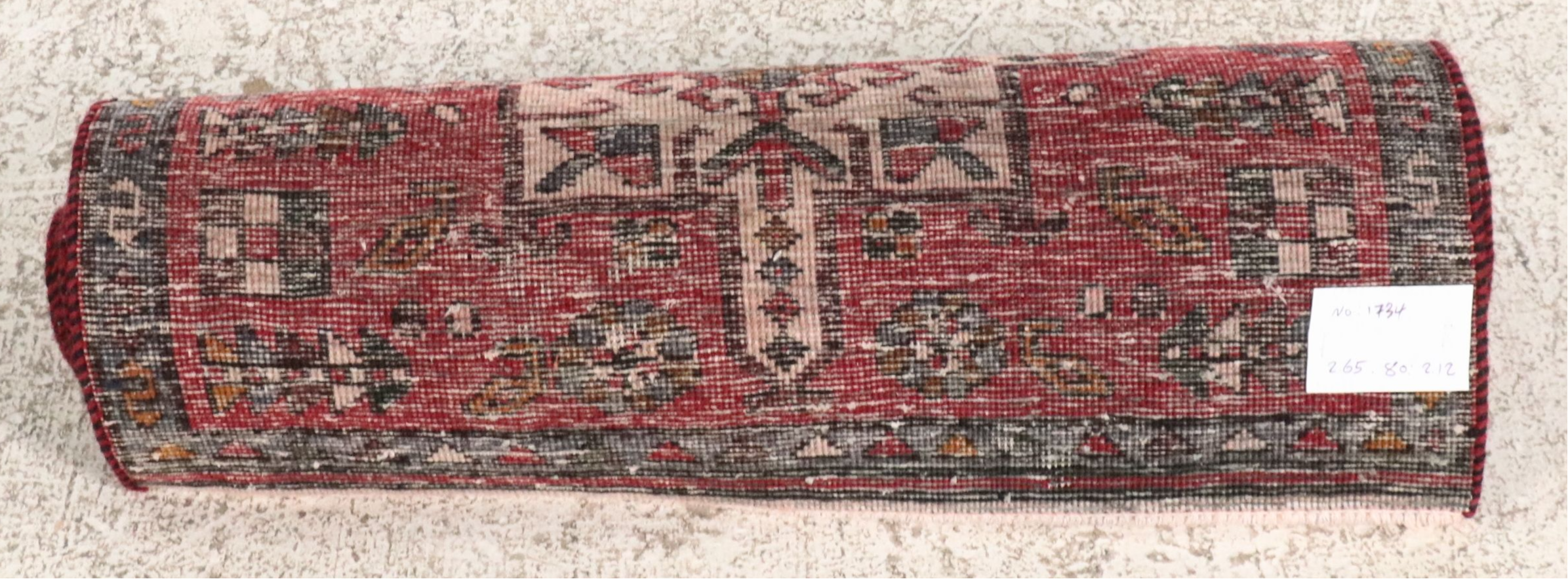 2'9 x 8'10 Hand-Knotted Persian Lamberan Long Rug