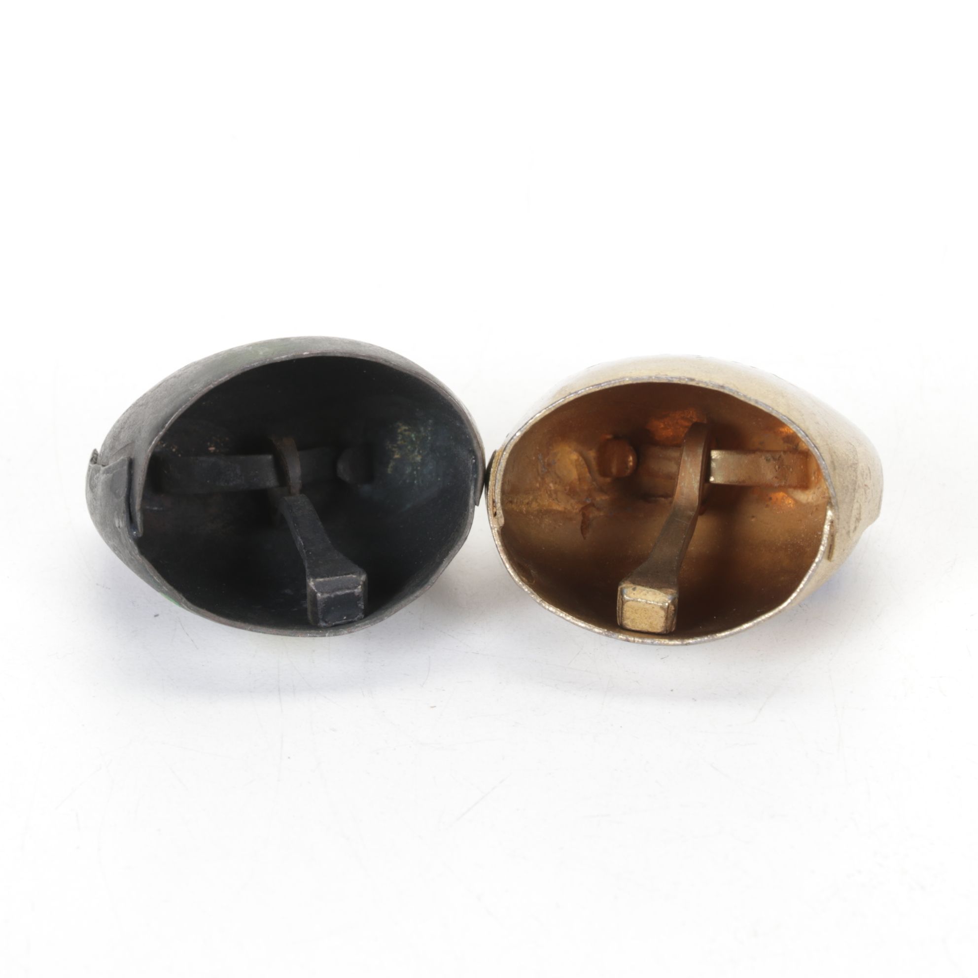 Swiss Cow Bell with Turtle & Forg Miniature Figurines