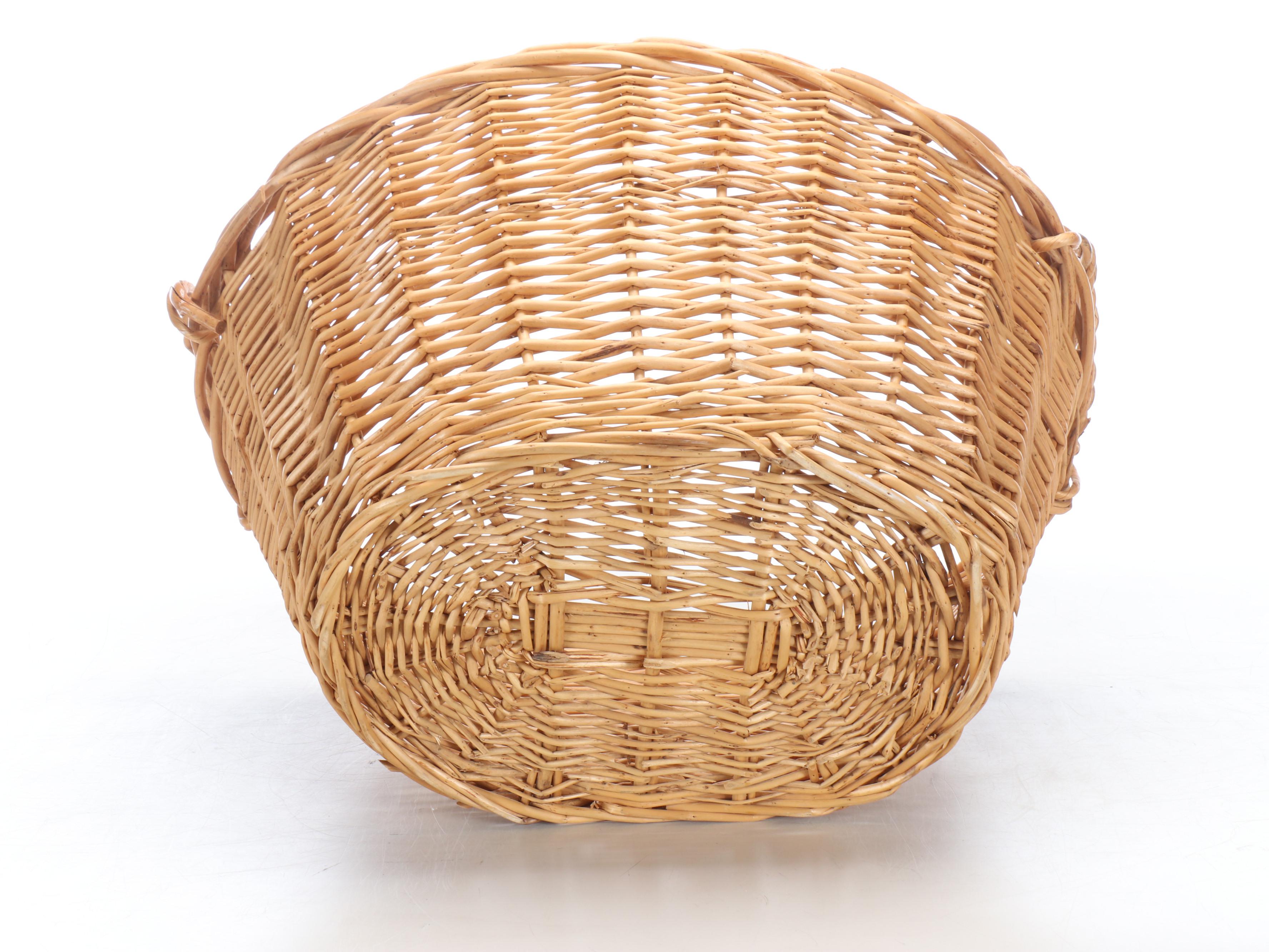 Alligator Leather Shelved Storage Box with Jewelry Box and Woven Wicker Basket